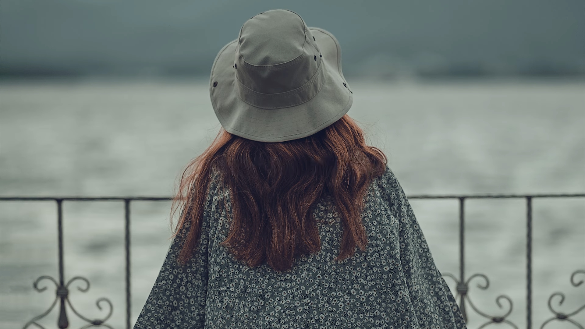 People Women Redhead Hat 1920x1080