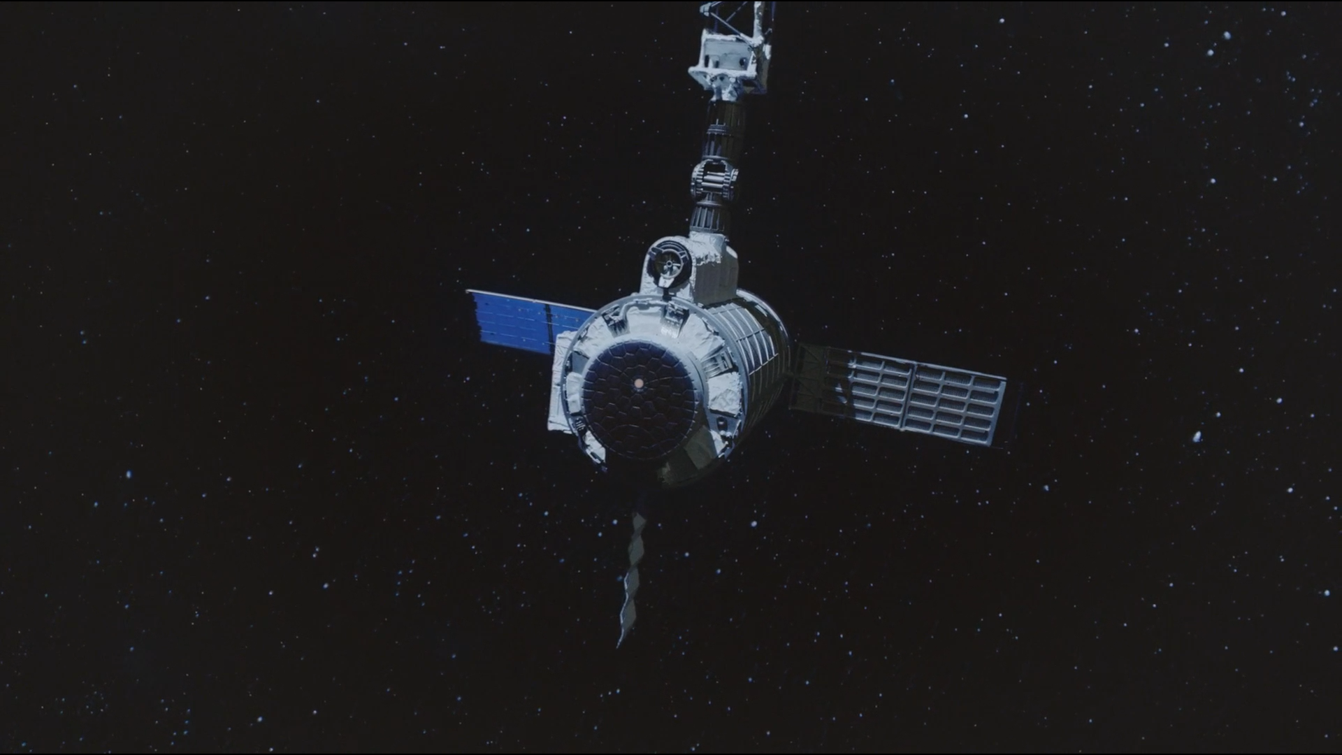 Film Stills Screen Shot Spaceship Satellite Stars Space Adventure Isolation Isolated Rocket Launcher 1920x1080