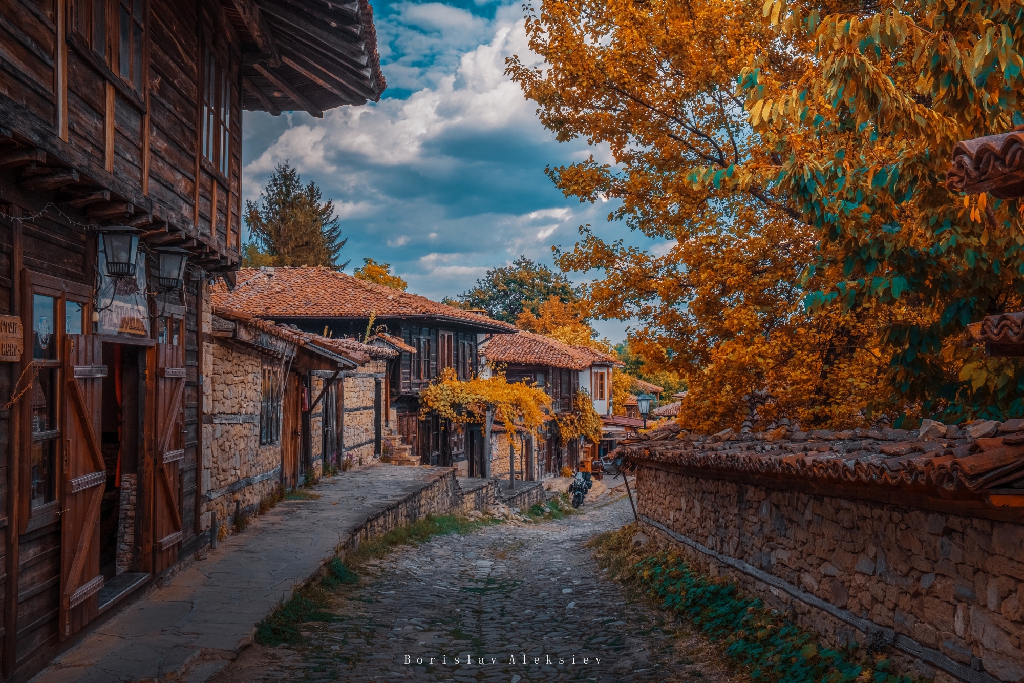 Leaves Trees Path Building Outdoors Photography Bulgaria Watermarked 2000x1333