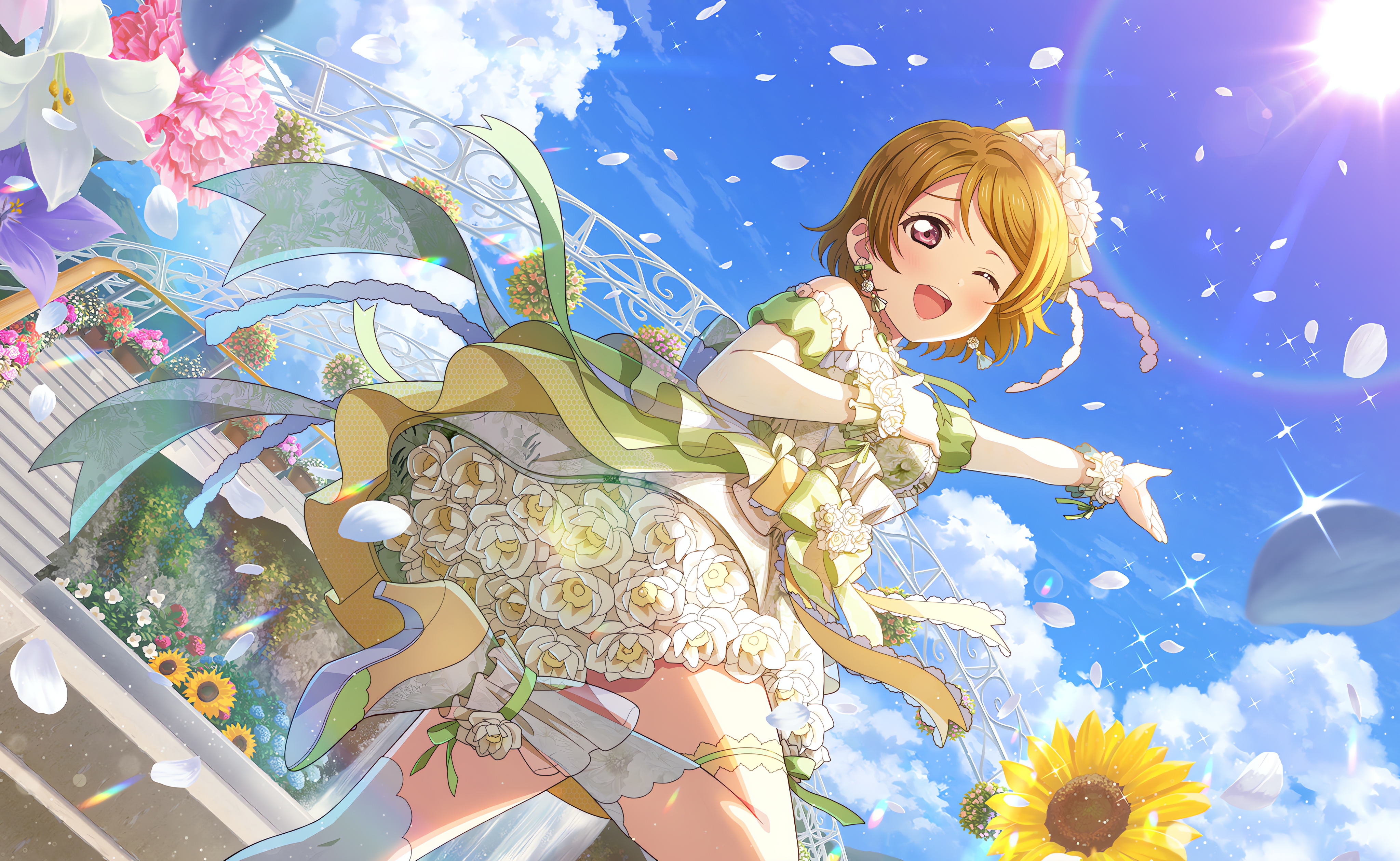 Love Live Koizumi Hanayo Anime Girls 4096x2520