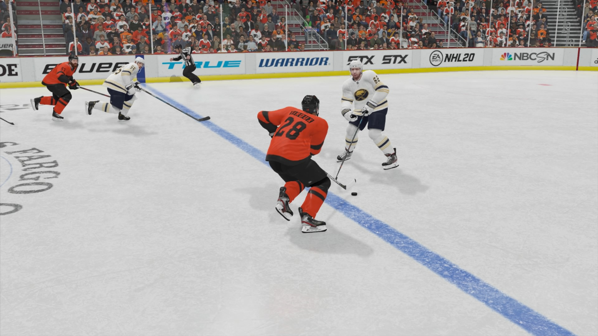 Sport NHL Hockey Screen Shot Claude Giroux Philadelphia Flyers Buffalo Sabres PlayStation 4 Ice Hock 1920x1080