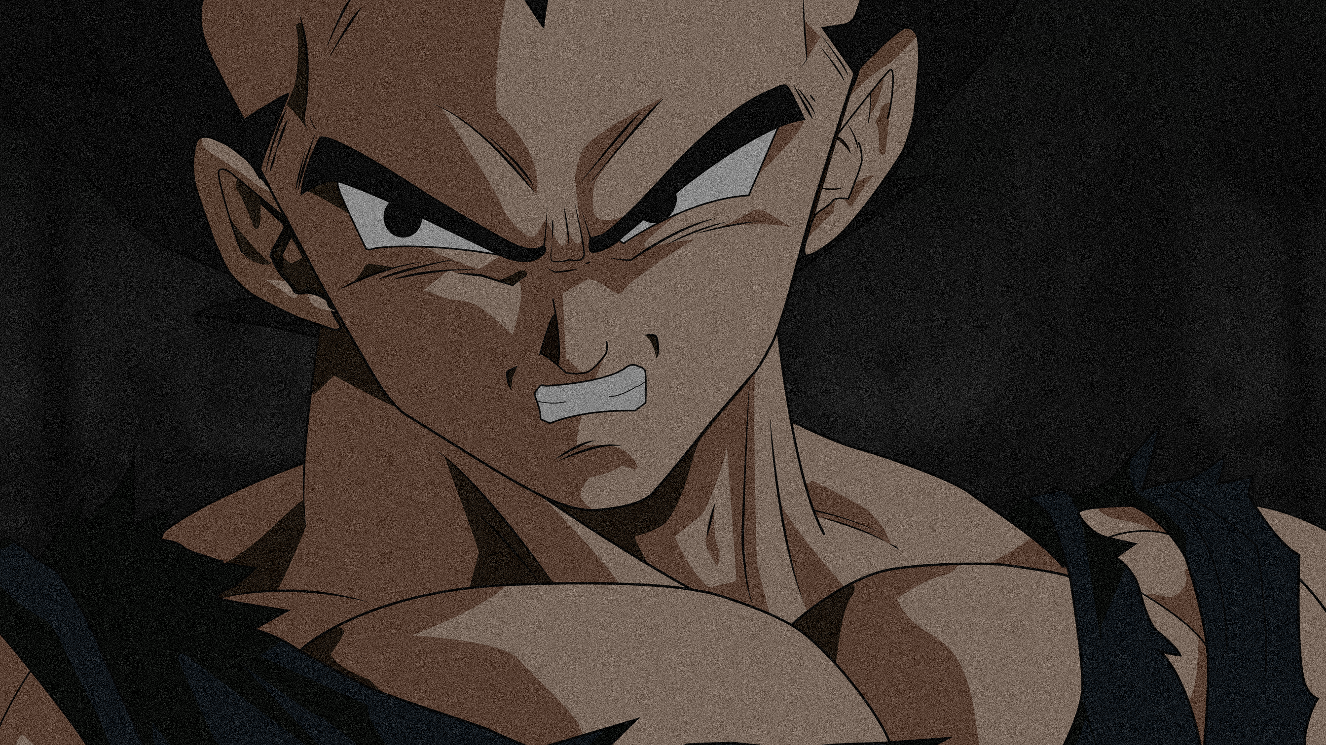 Dragon Ball Z Vegeta Anime Boys Muscular Clenched Teeth Anime 2688x1512