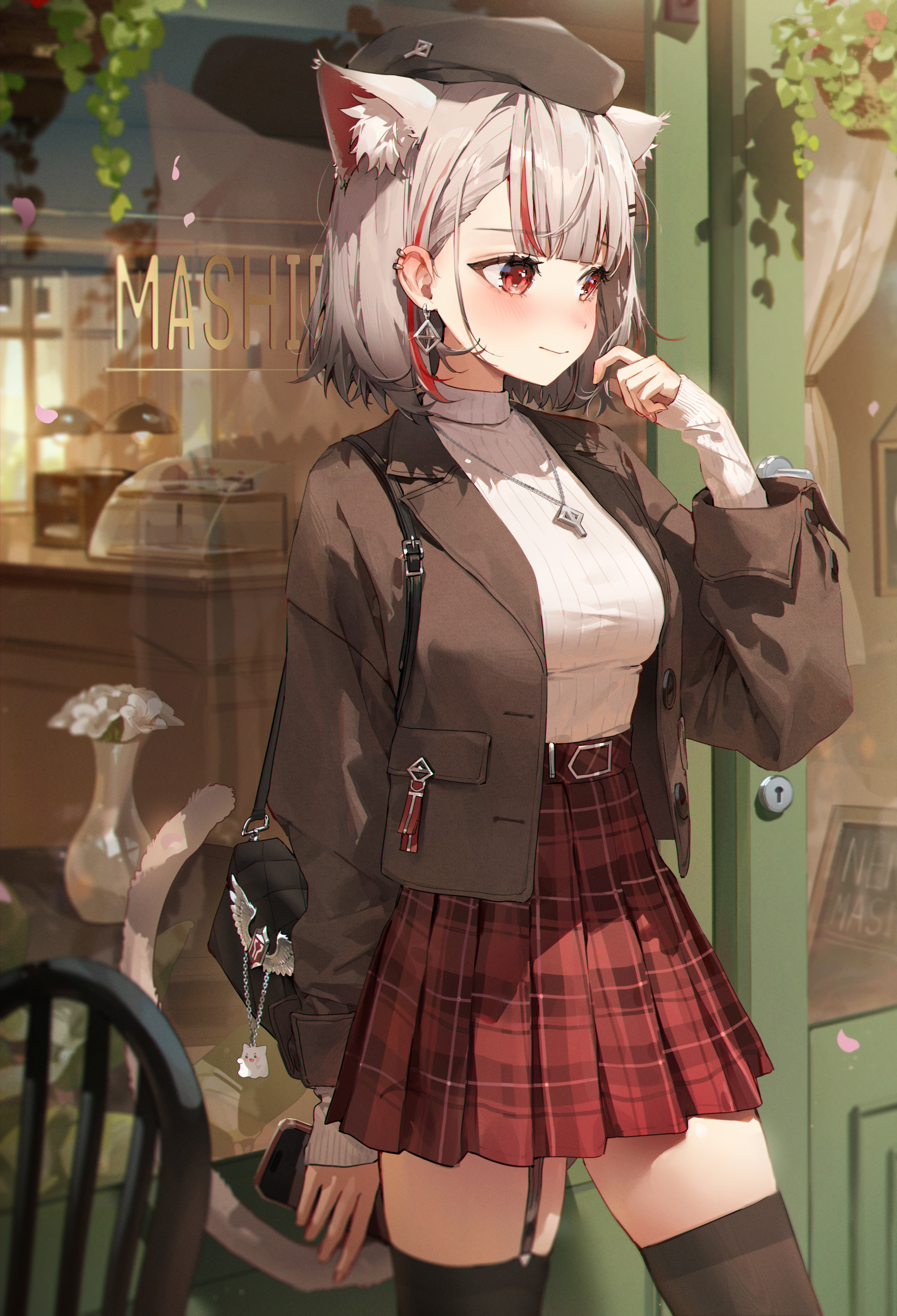 Anime Anime Girls Animal Ears Cat Girl 2000x2934