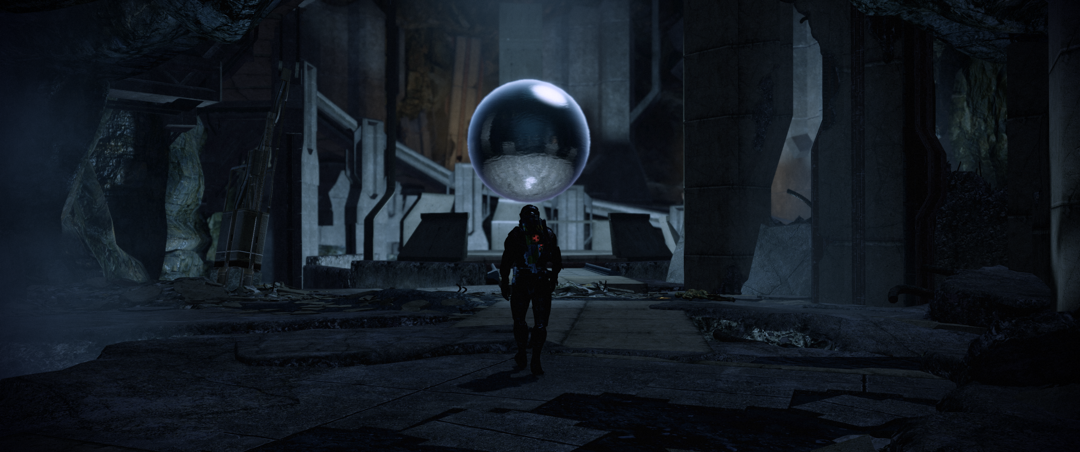 Mass Effect 2 Mass Effect Legendary Edition Game Photography Prothean 3440x1440