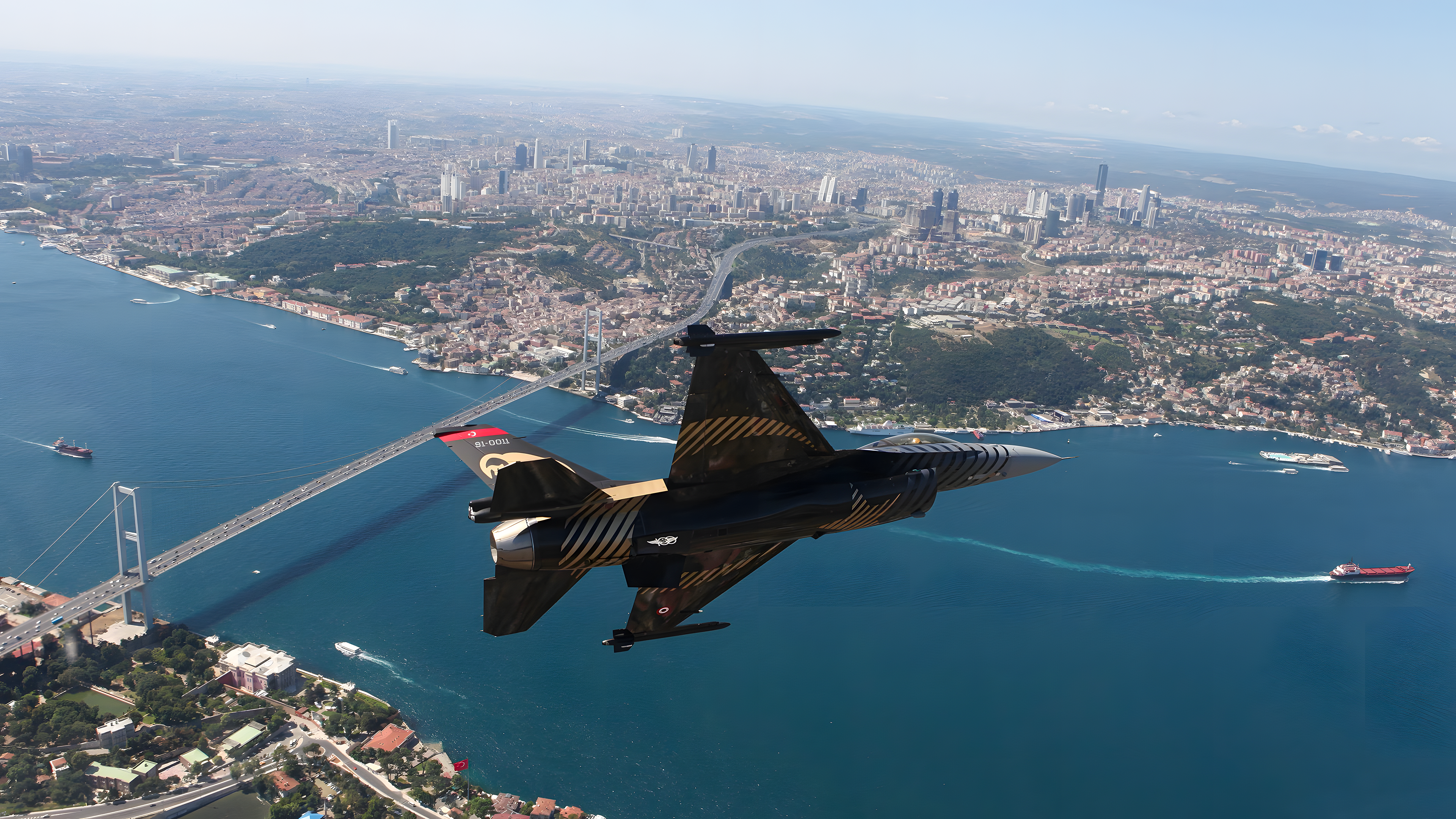 Aircraft Jet Fighter Turkish Armed Forces Turkish Air Force Turkey SoloTurk 3840x2160