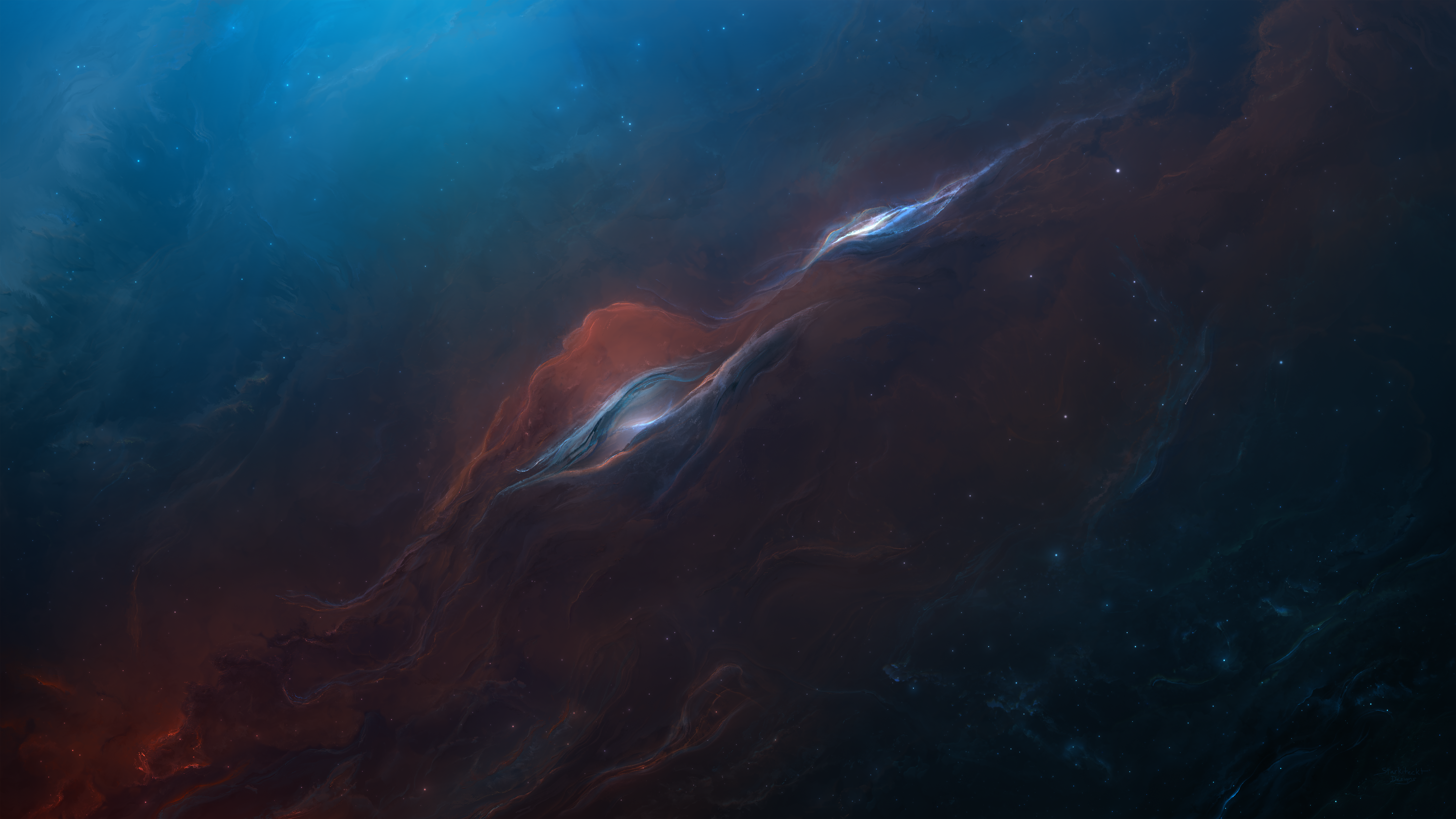 Nebula Starkiteckt Space Galaxy 7500x4219