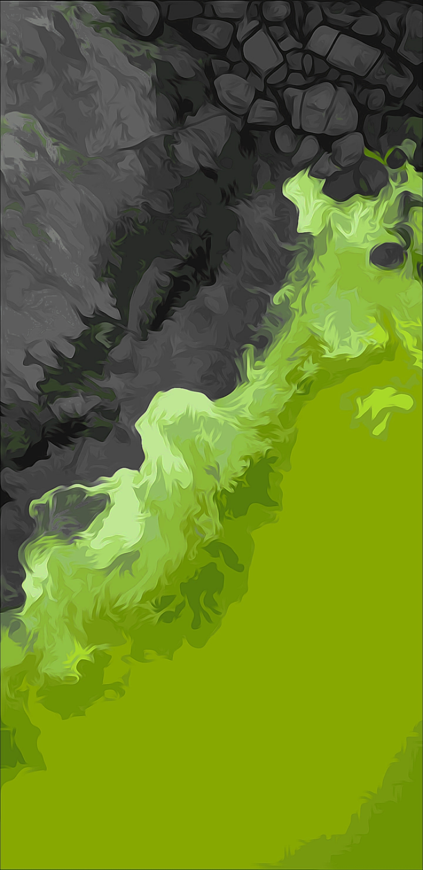 Edit Water Nature Digital Art Portrait Display 1440x2960