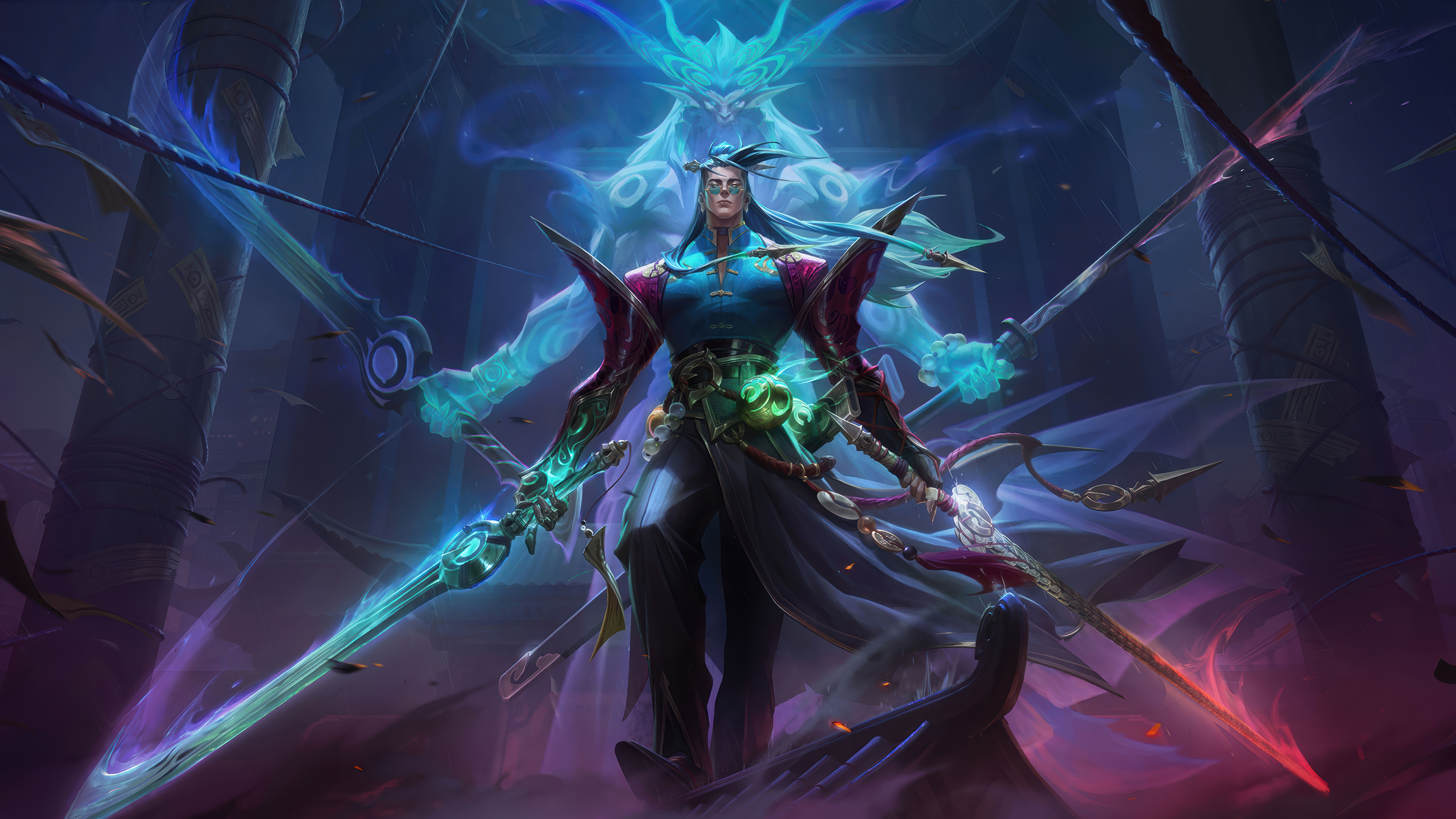 Fiend Queller League Of Legends League Of Legends Wild Rift League Of Legends Digital Art Riot Games 7680x4320