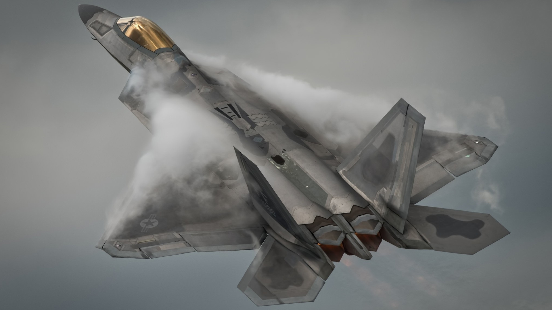 Jet Fighter Military Aircraft Weapon F 22 Raptor 1920x1080