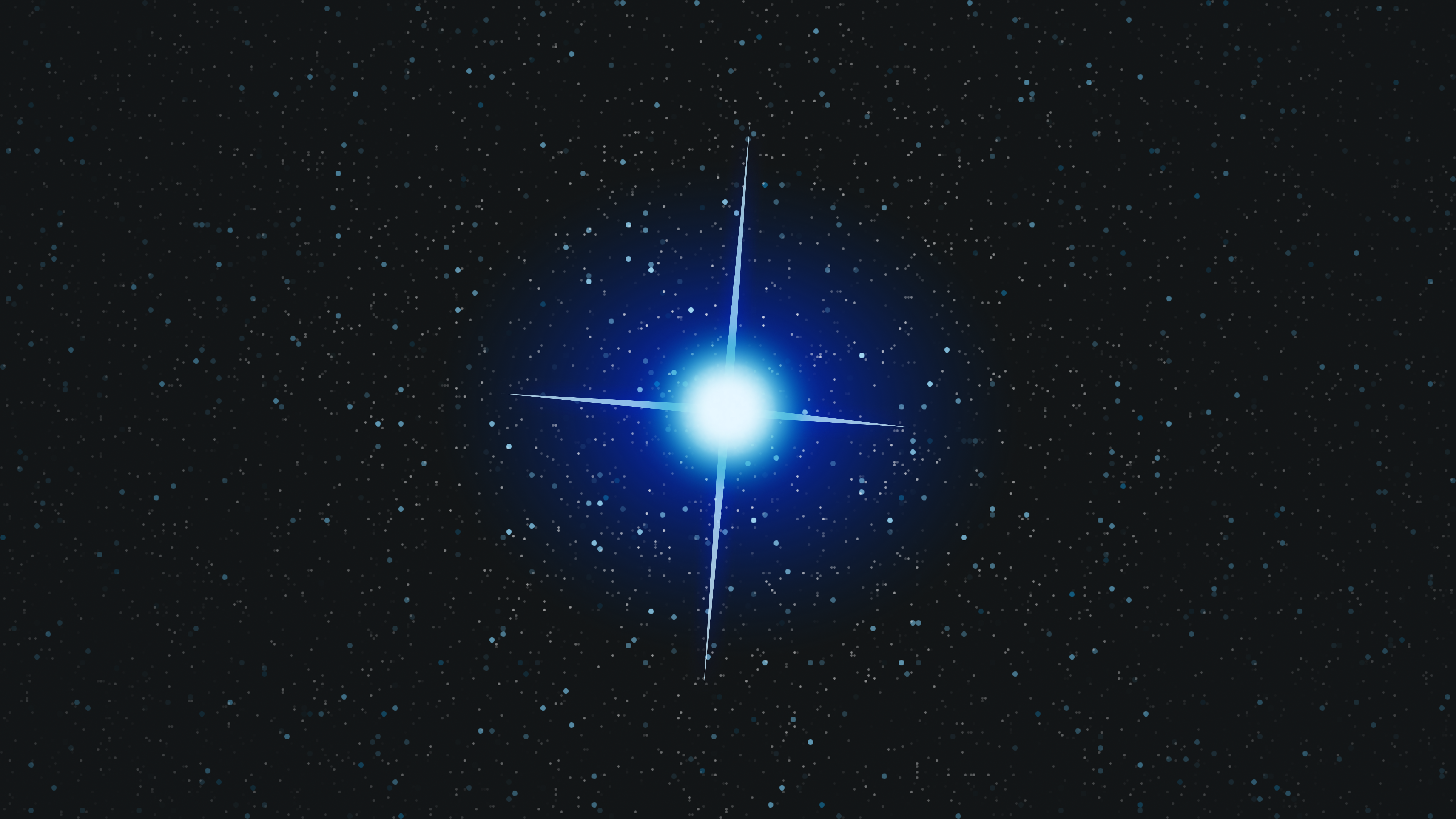 Blue Stars Starscape Sirius 7680x4320