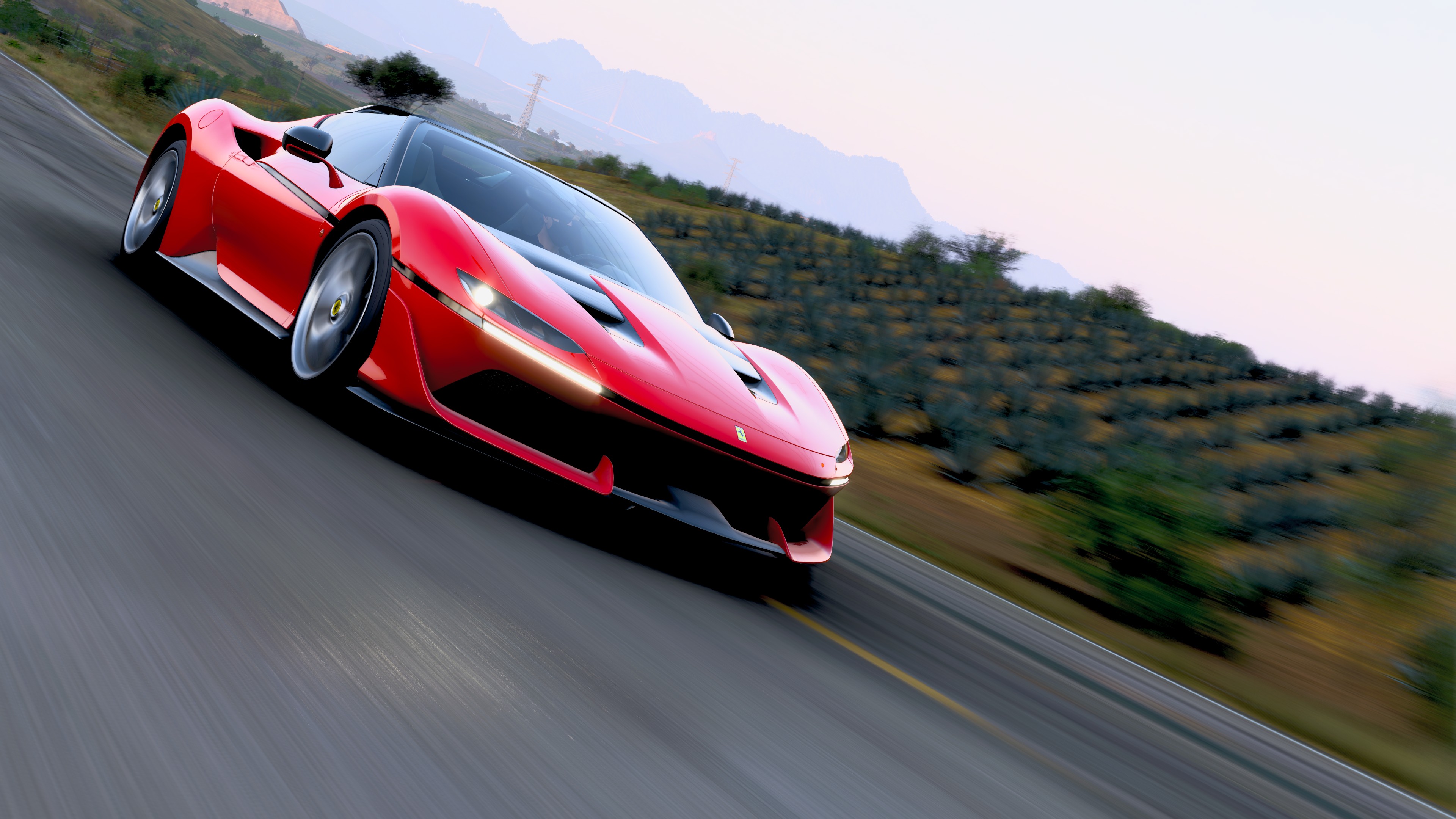Forza Horizon 5 Ford Sierra Ferrari Landscape Mexico 4K Gaming PC Gaming Car 3840x2160