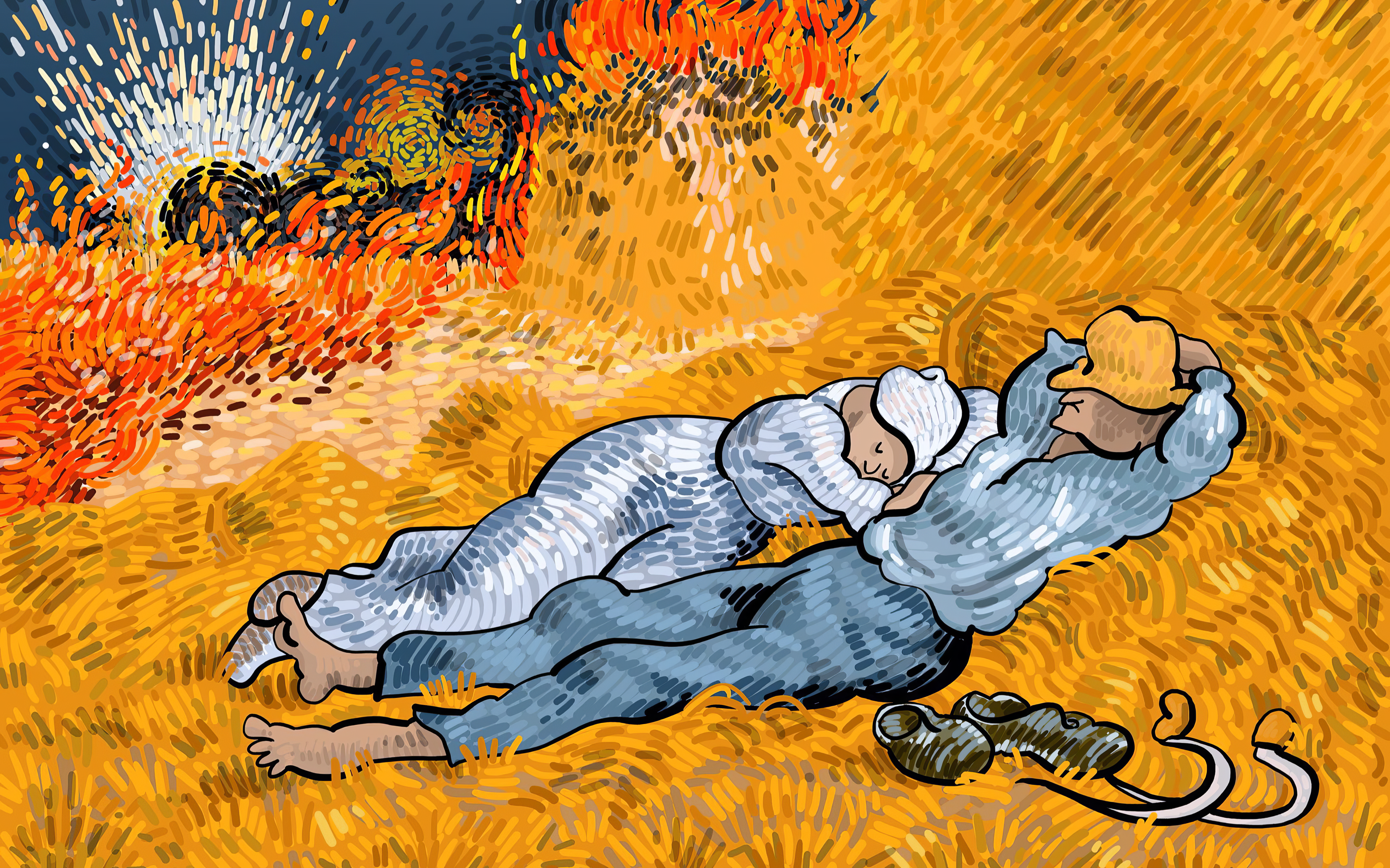 Alireza Karimi Moghaddam Vincent Van Gogh Painting 4378x2736