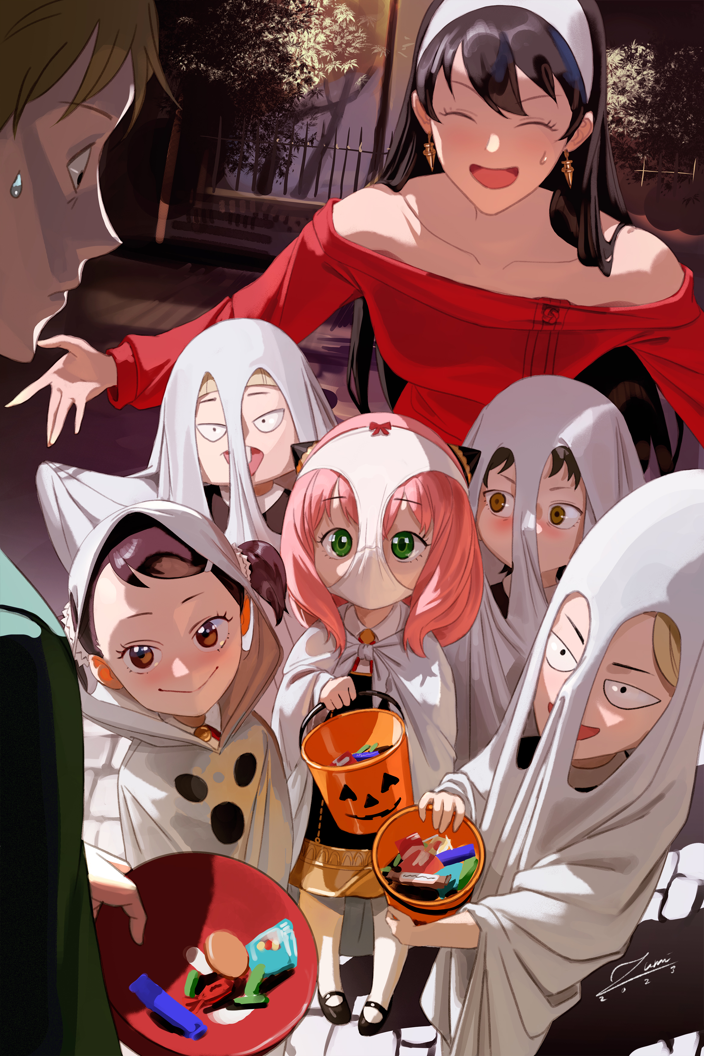 Spy X Family Anime Anime Girls Anime Boys Halloween Artwork Drawing Fan Art Yor Forger Anya Forger L 2339x3508