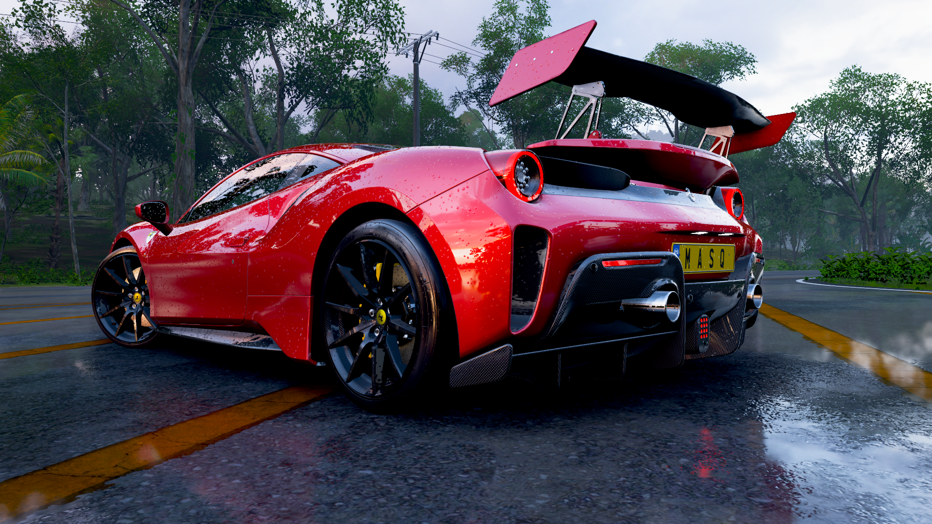 Forza Horizon 5 Car Xbox Game Studios Forza Screen Shot MASQ PlaygroundGames Turn 10 Studios Red Car 1920x1080