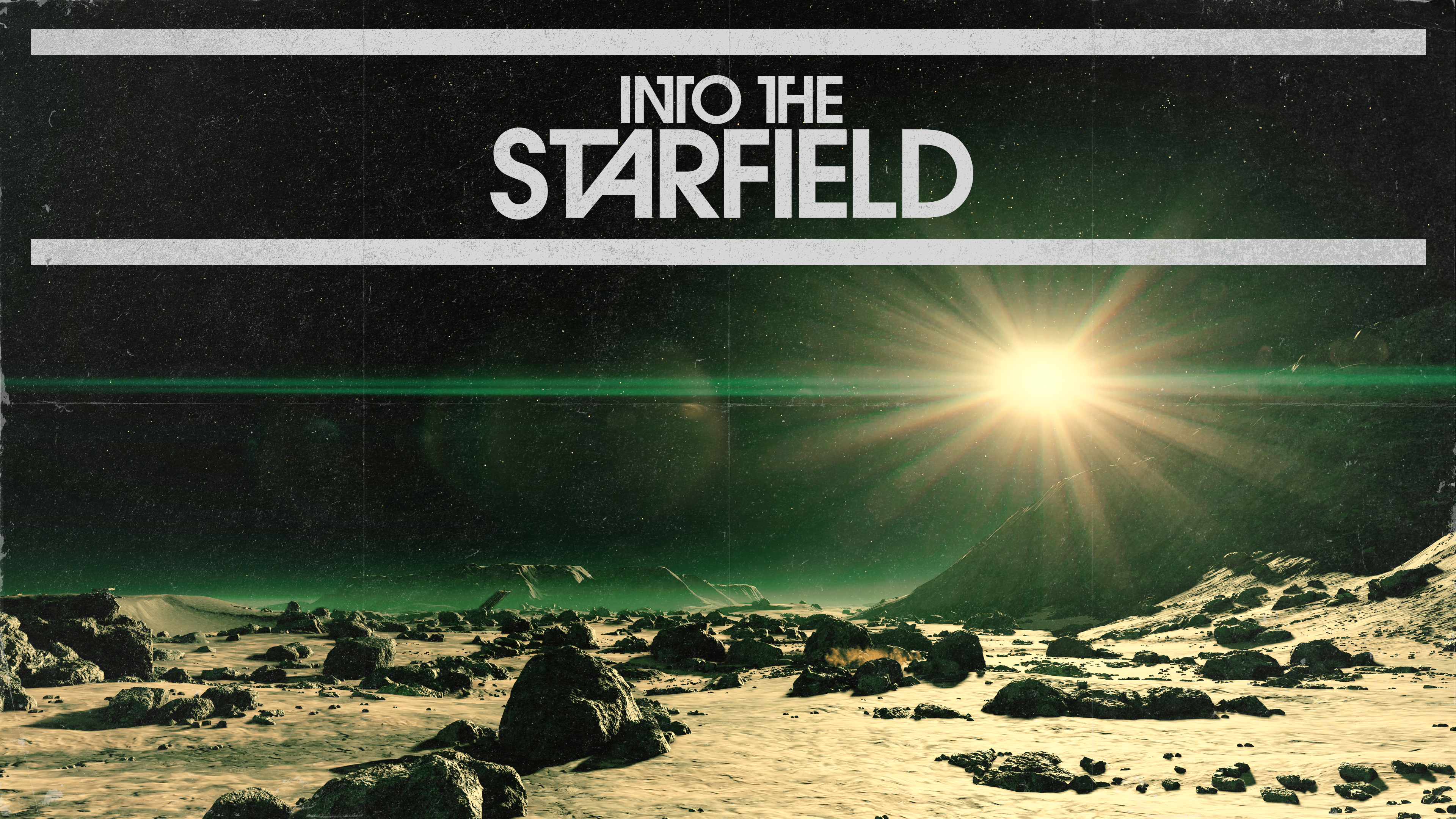 Starfield Video Game Video Games Bethesda Softworks Green Planet Stars Xbox 3840x2160