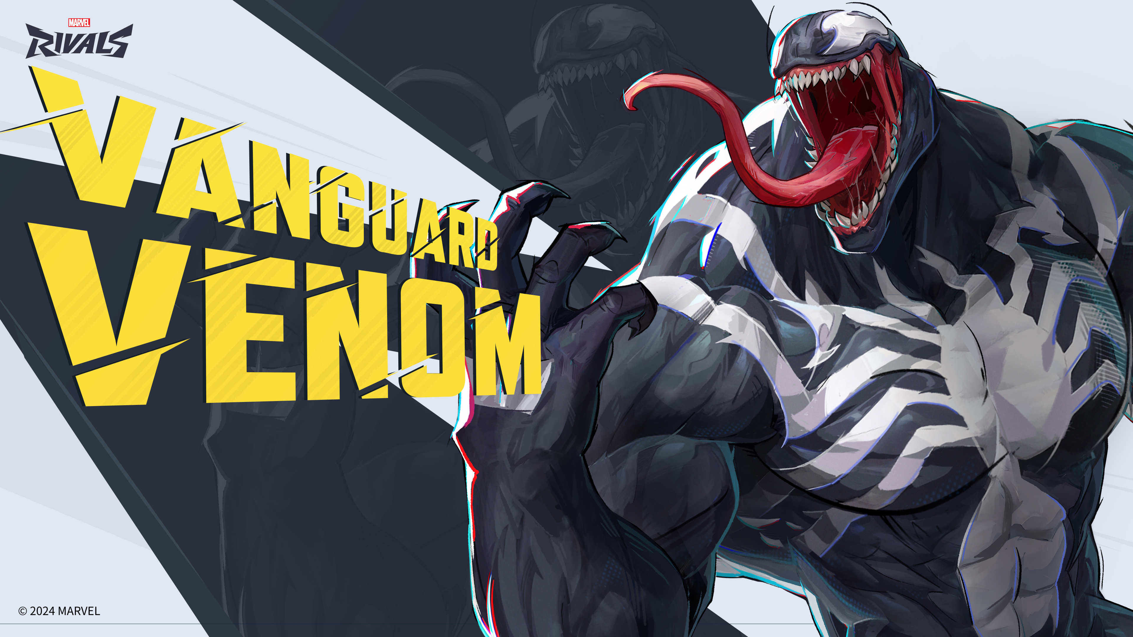 Marvel Rivals Video Game Art Comic Character Venom Video Game Characters Text 3840x2160