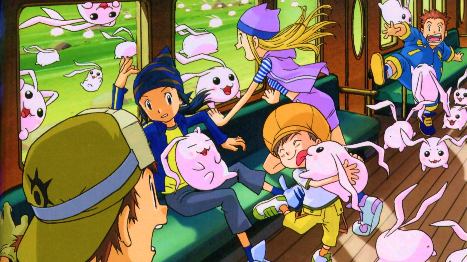 Anime Girls Digimon Frontier Izumi Digimon Frontier Train Anime Boys Scan Digimon 1920x1080