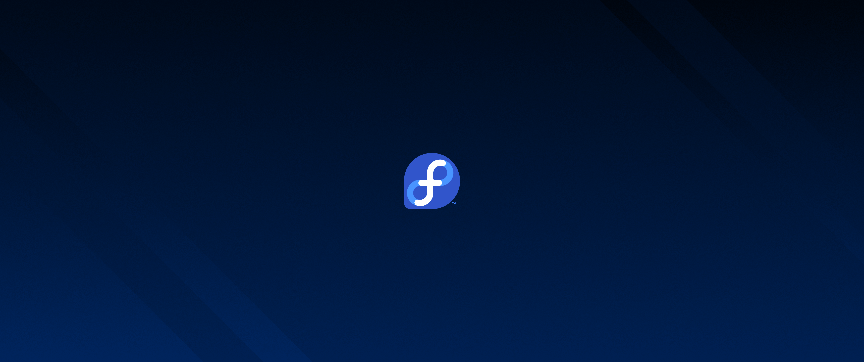 Fedora Linux Operating System Logo 3440x1440