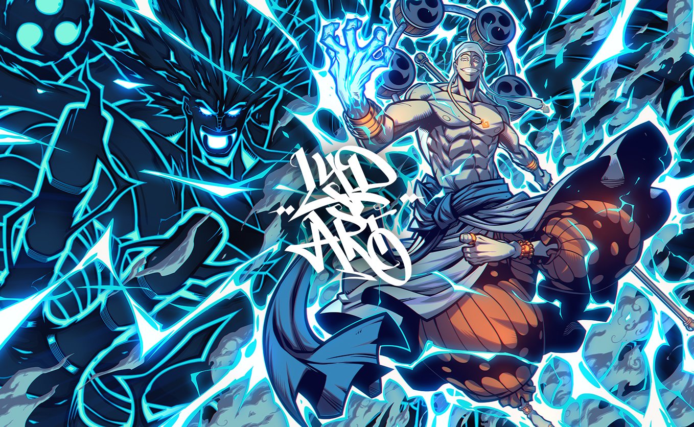 One Piece LYDart Mclo Enel Spark Lightning 1358x836