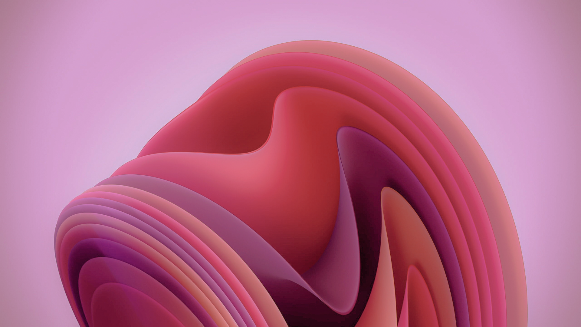 Waves Abstract Gradient Colorful 1920x1080