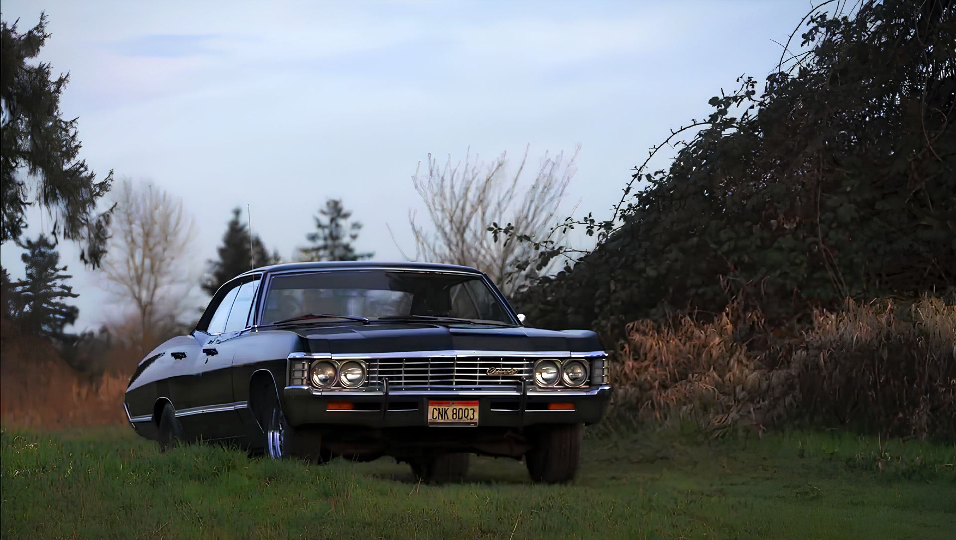 Chevrolet Impala SS Supernatural Car Nature American Cars 1920x1084