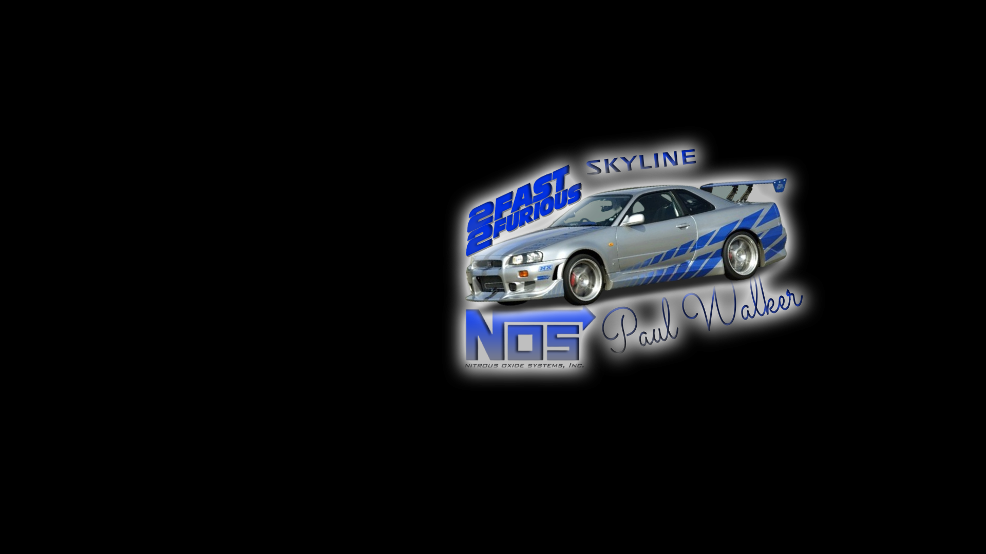 Fast And Furious Paul Walker Nissan Skyline R34 Nos Nitrogen Car 1920x1080
