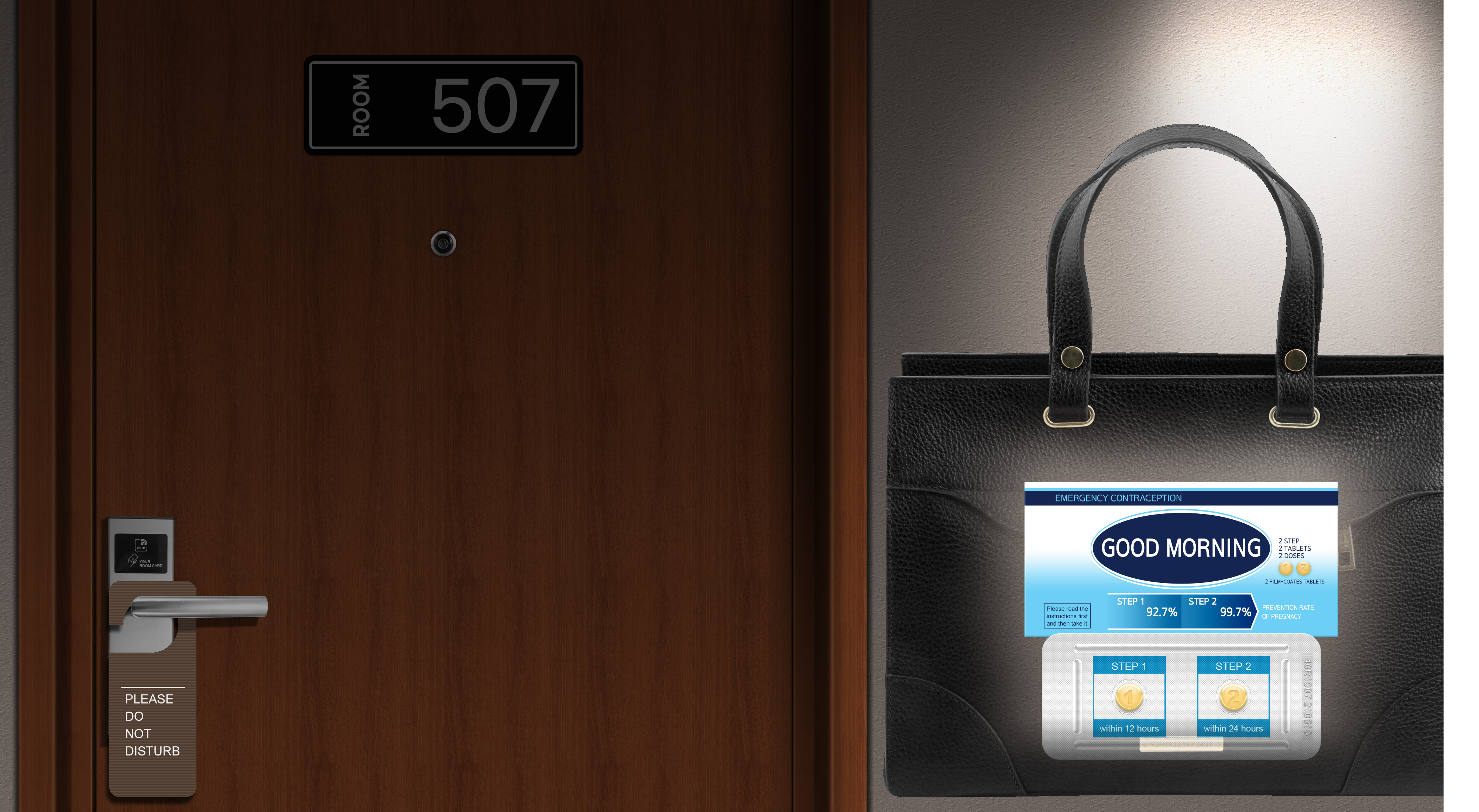 Hotel Door Pills Handbags 4006x2200