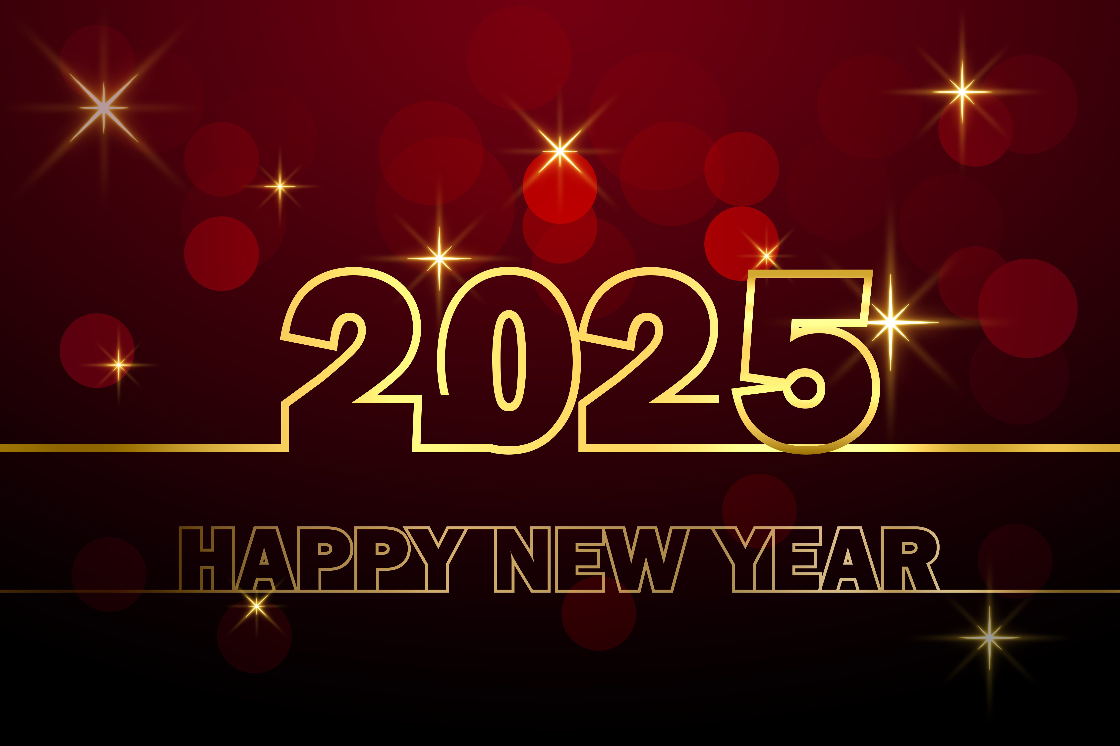 2025 Year New Year Holiday 4500x3000