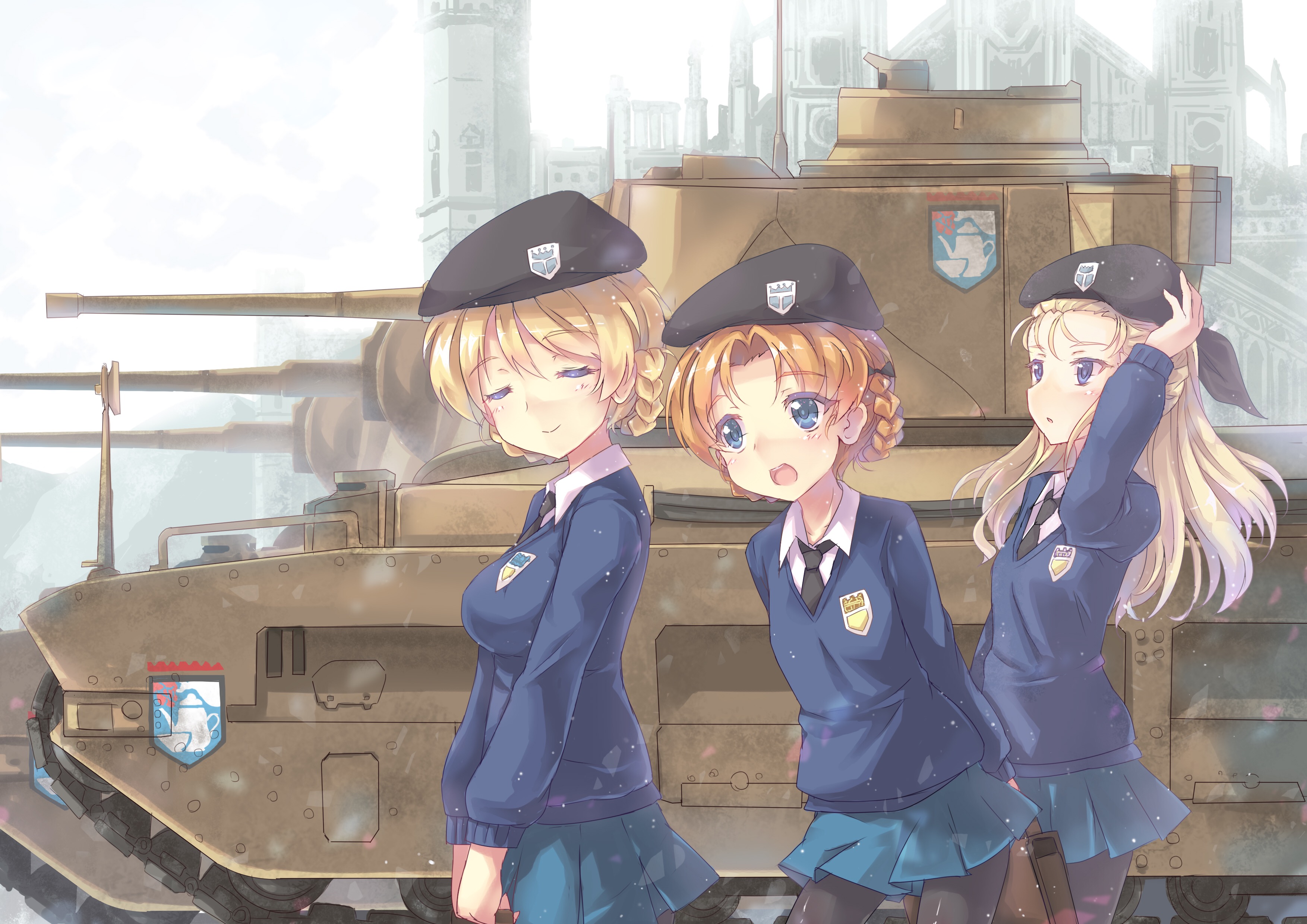 Anime Anime Girls Girls Und Panzer 3507x2480