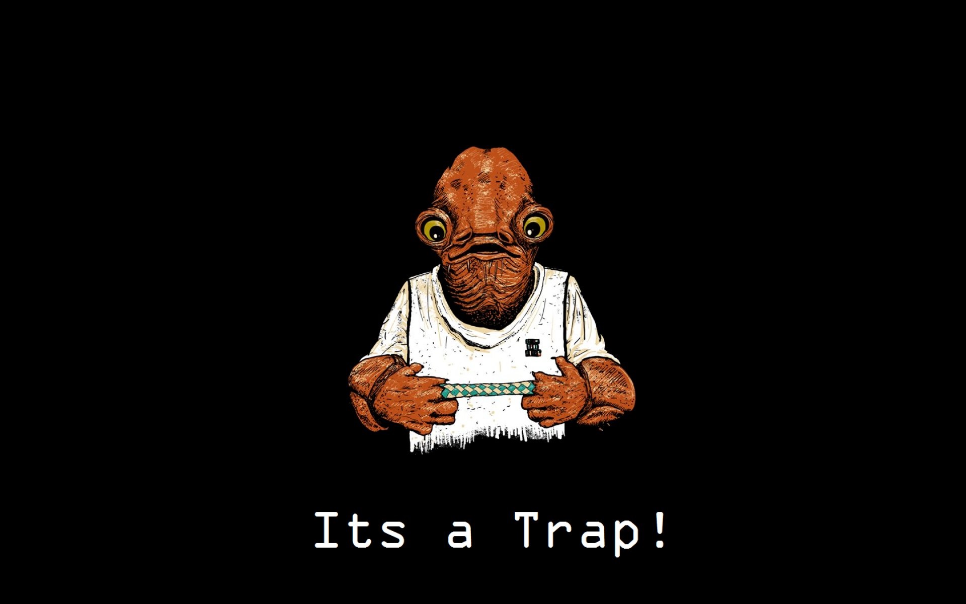 Admiral Ackbar Humor Star Wars Humor Star Wars Digital Art Traps Fish Toys 1920x1200