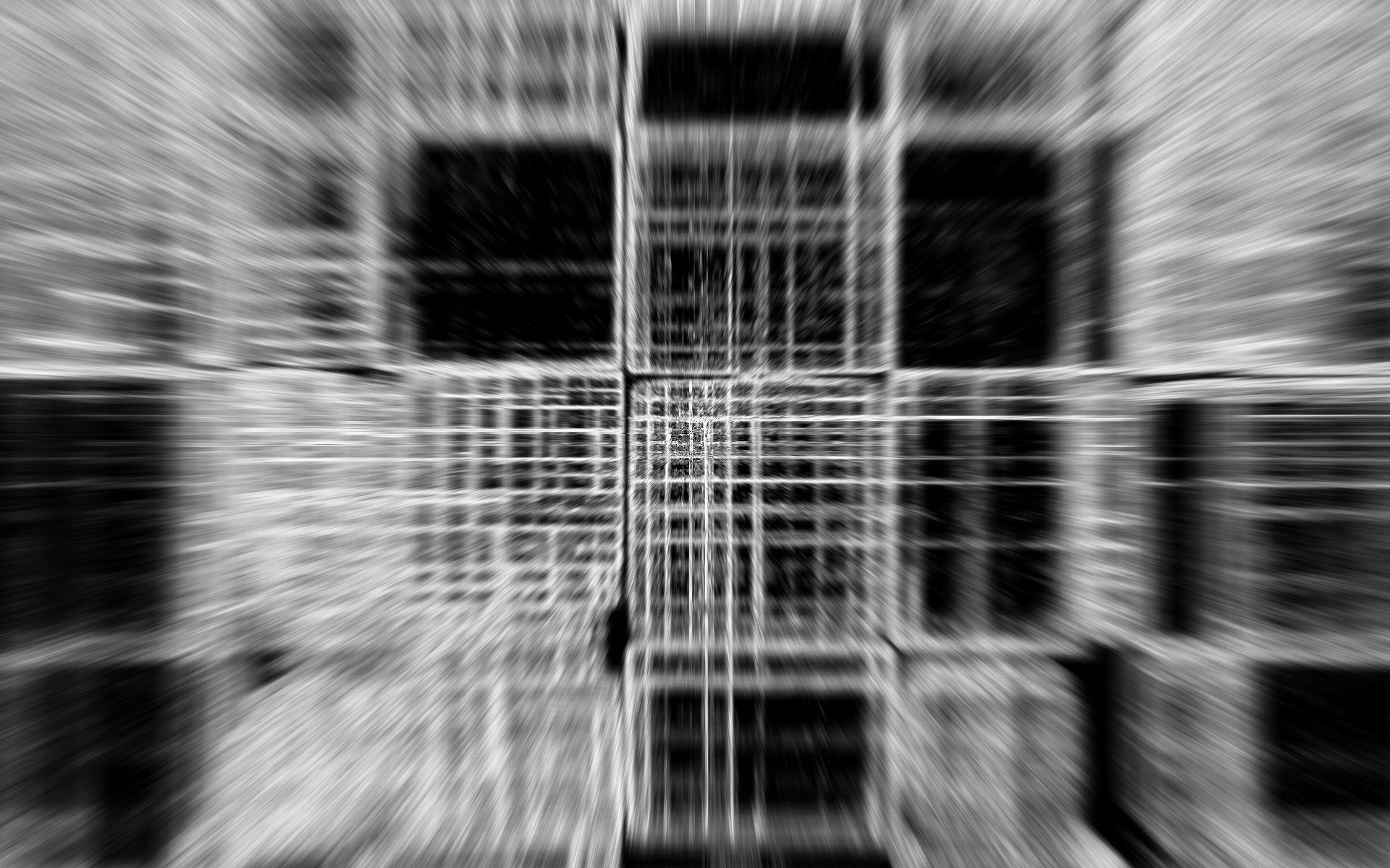 Illusion Monochrome Square 1920x1200