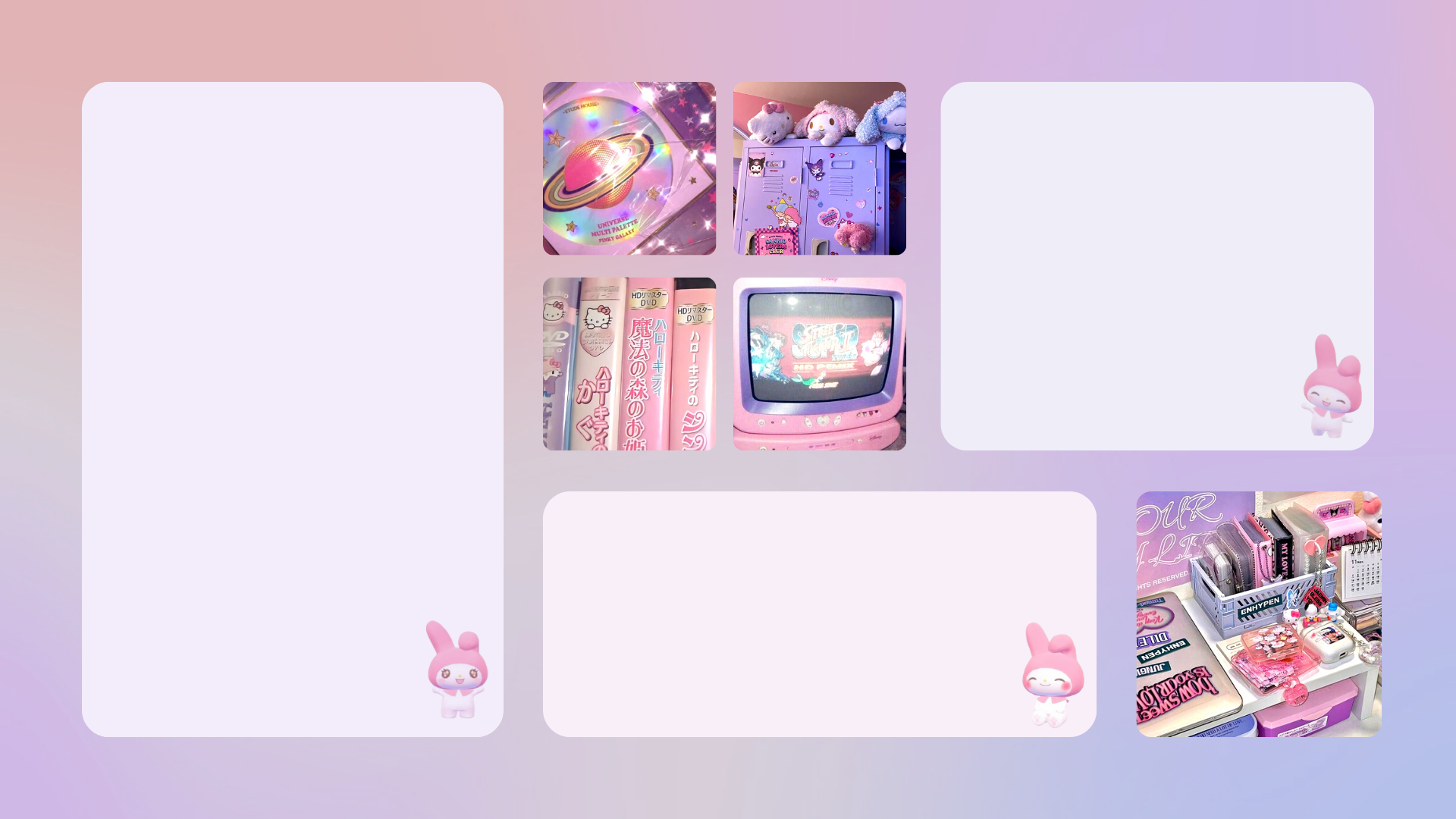 My Melody Organizer Organized Sanrio Pink White 1920x1080