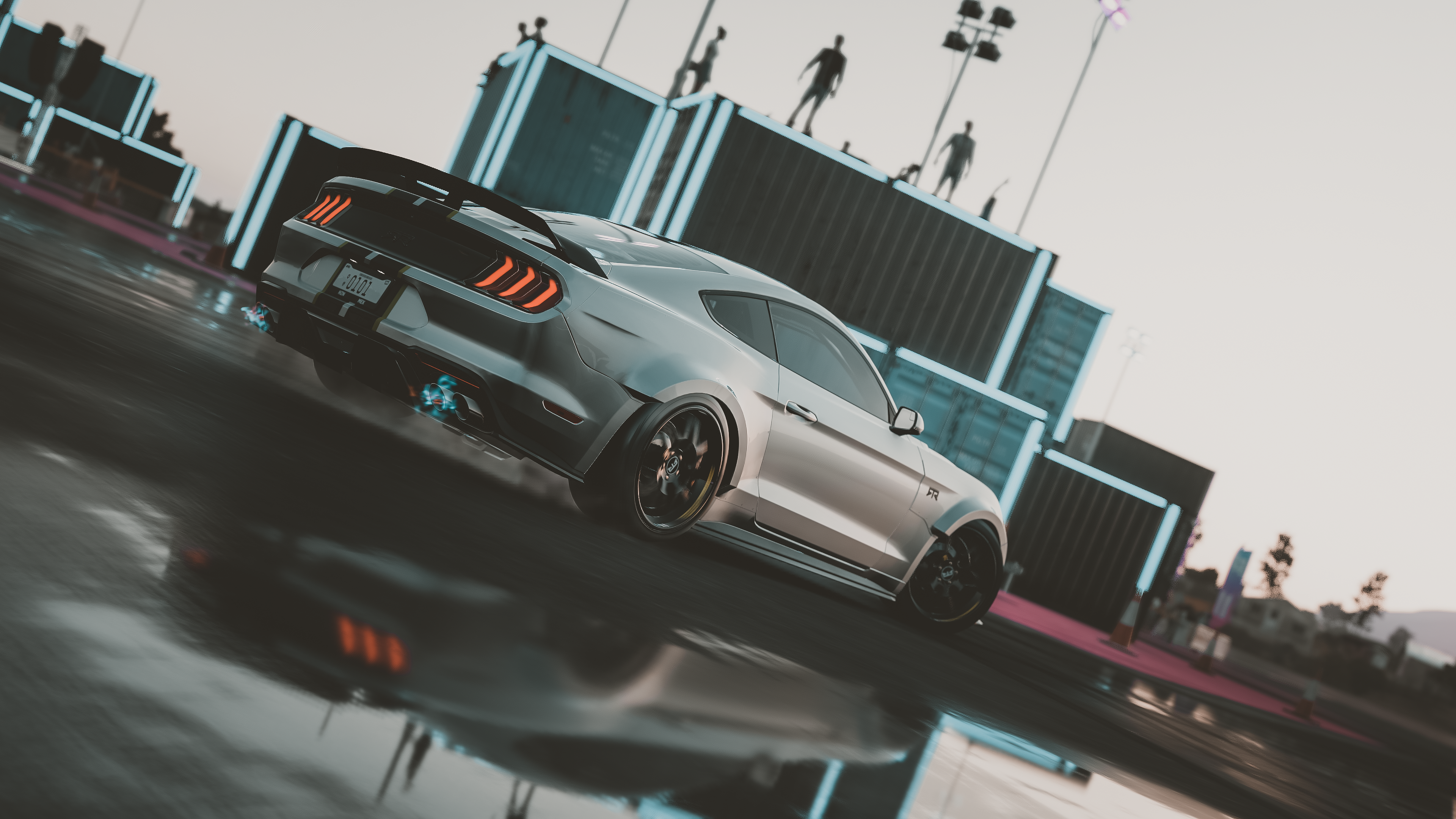 Forza Horizon 5 Ford Mustang RTR Ford Ford Mustang Muscle Cars American Cars V8 Engine Turn 10 Studi 3840x2160