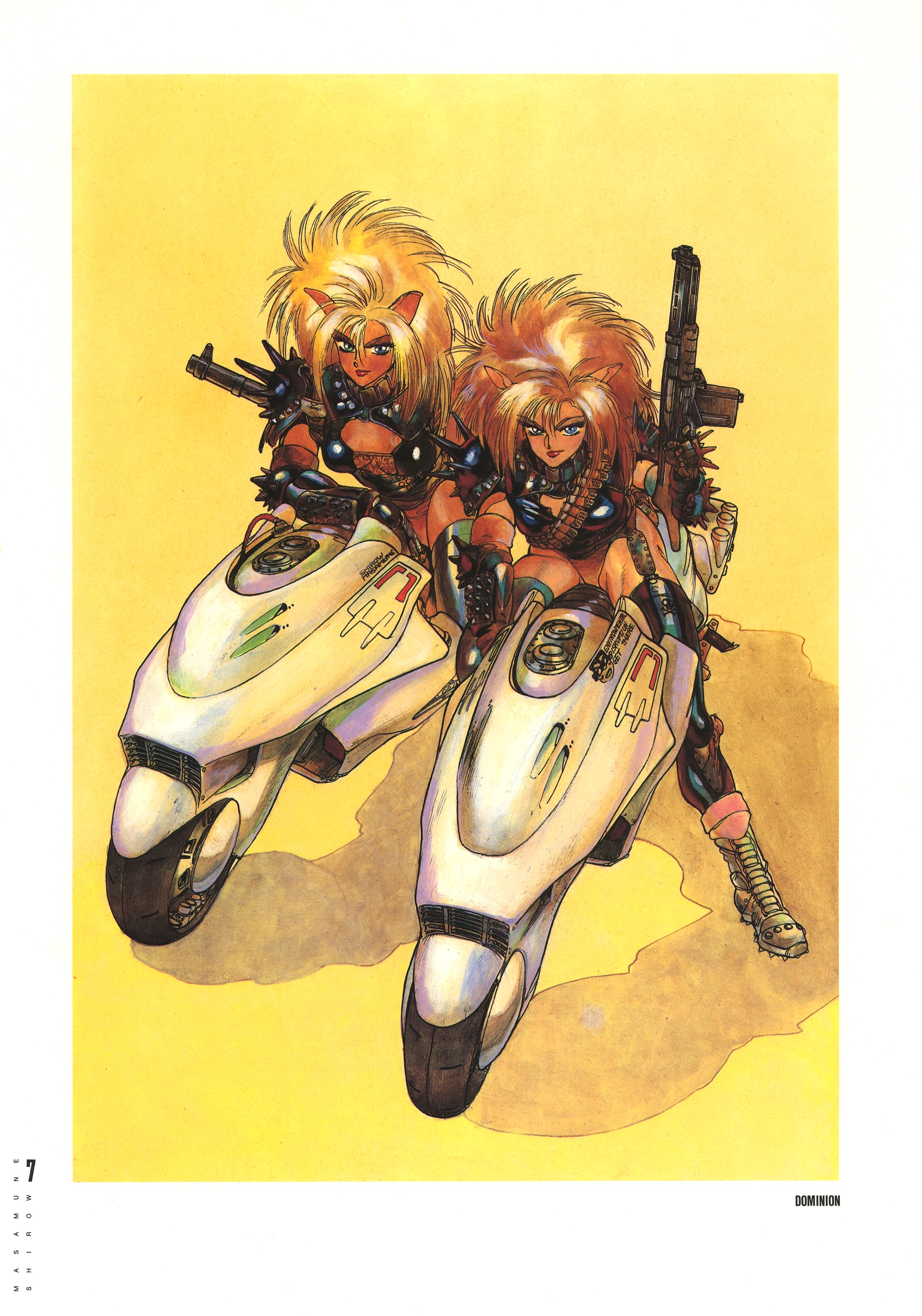 Dominion Club Dominion Tank Police 1980s Masamune Shirow 2200x3142