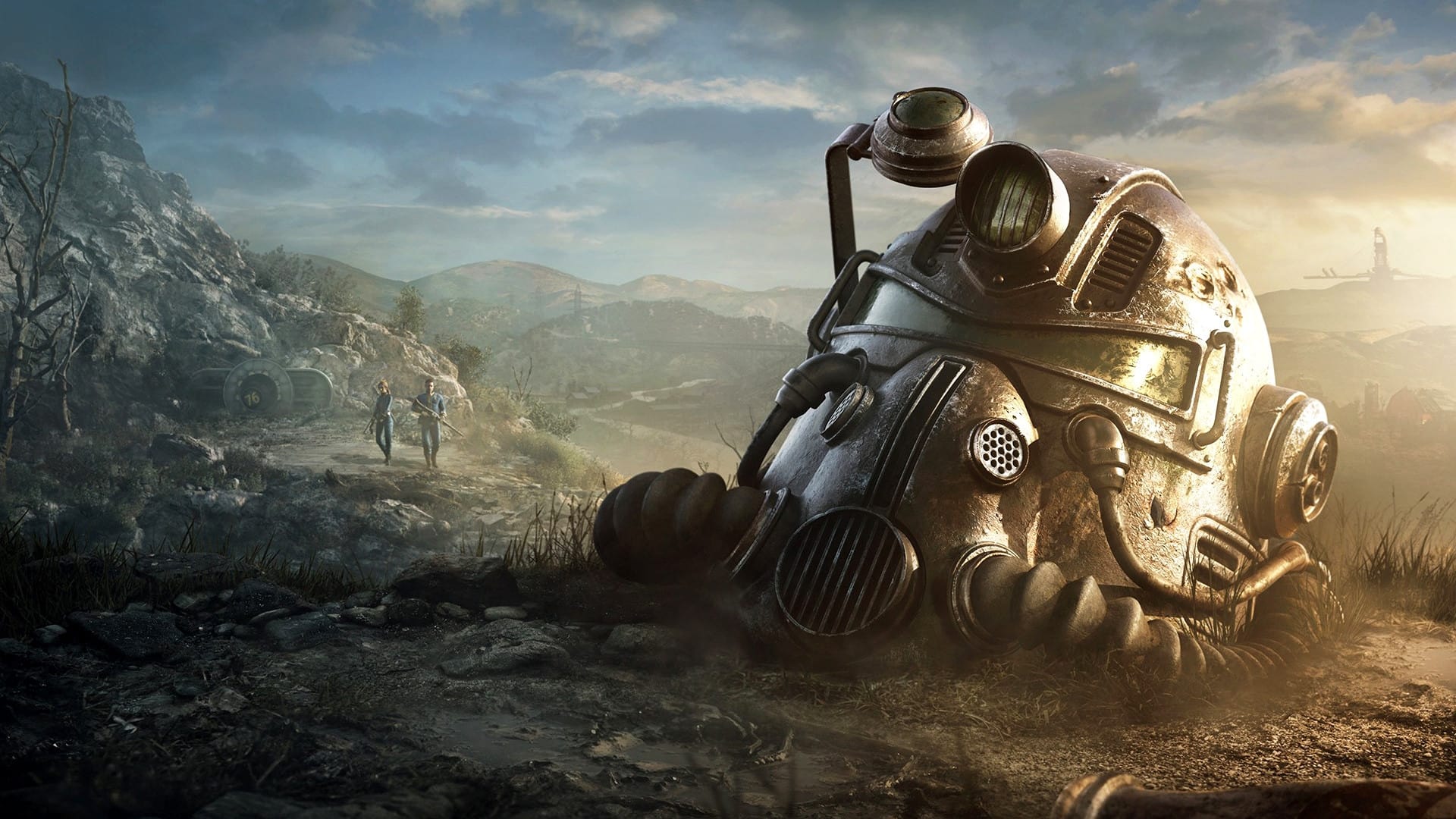 Fallout 2024 Helmet Brotherhood Of Steel Wasteland 1920x1080