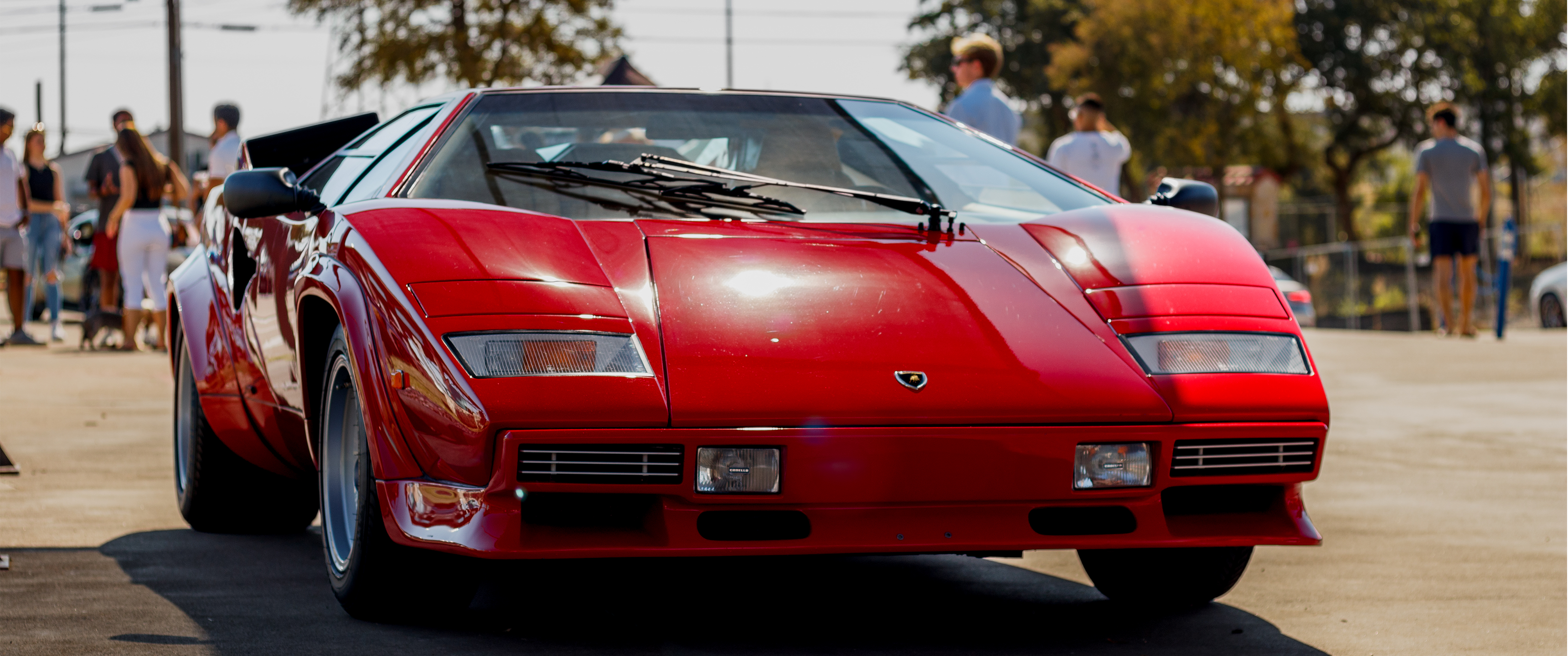 Car Lamborghini Countach 3440x1440