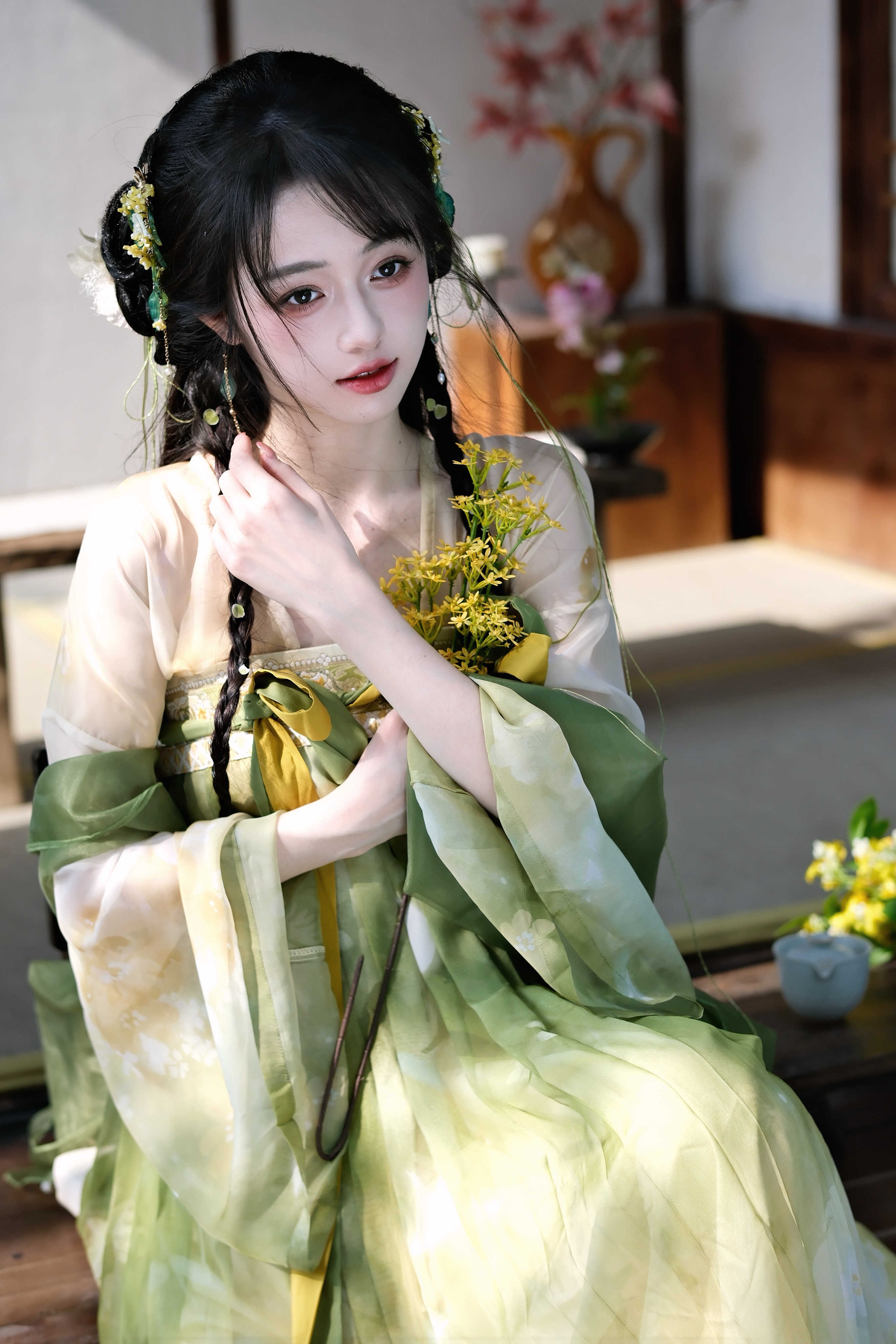 Hanfu Asian Women 2730x4096