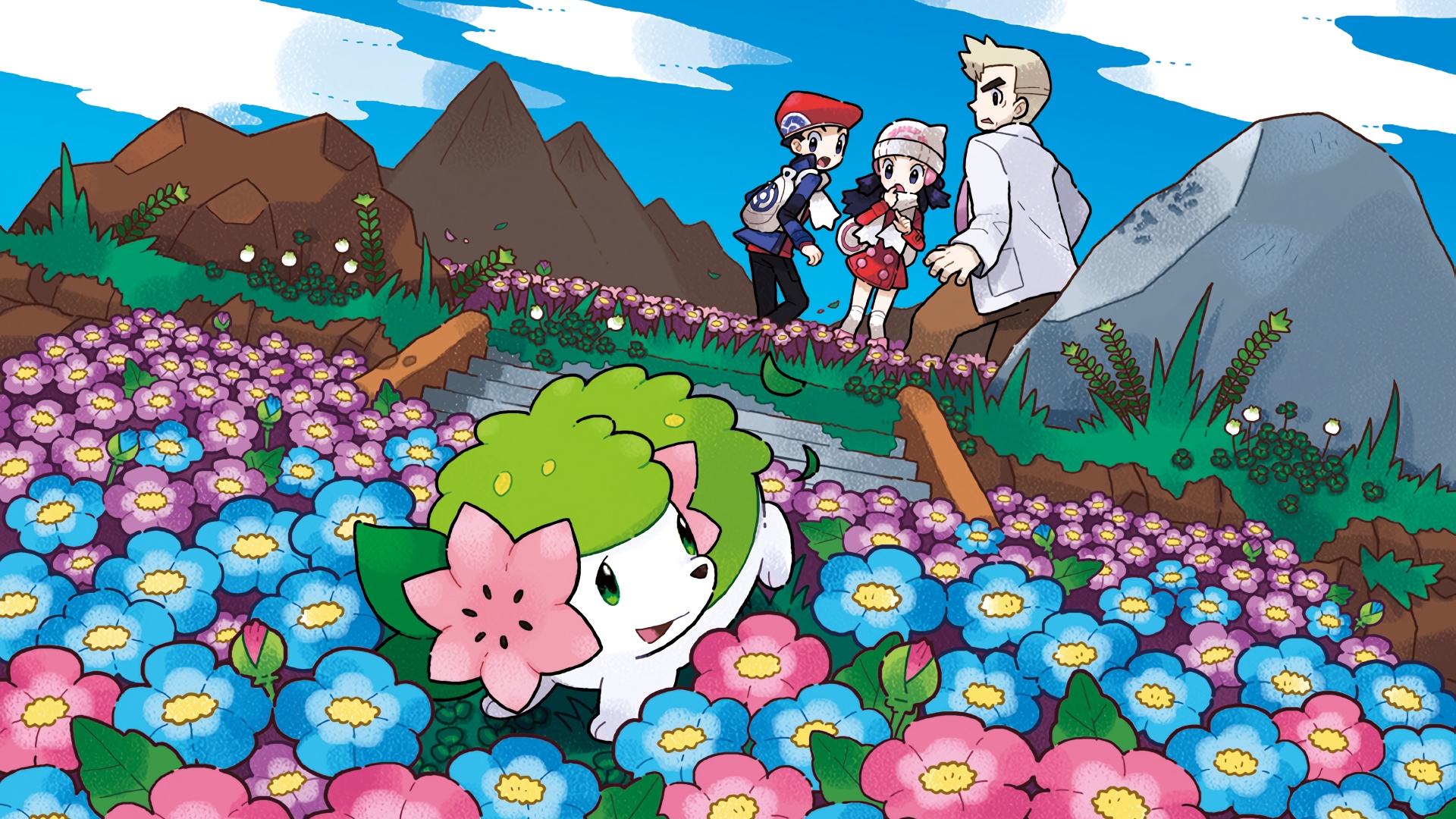 Pokemon Anime Girls Anime Boys Dawn Pokemon Video Game Art 1920x1080