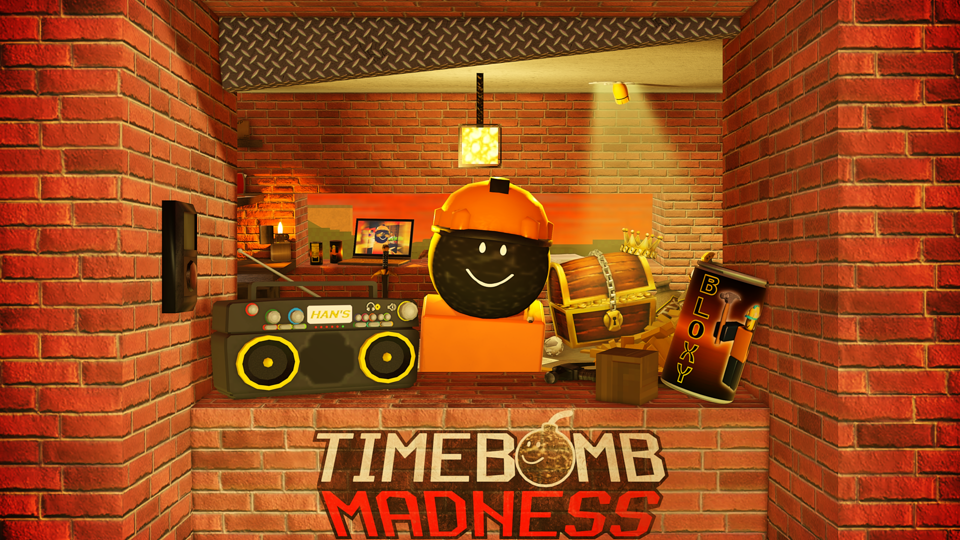 Timebomb Madness Warm Colors Roblox Spray Wall 1920x1080