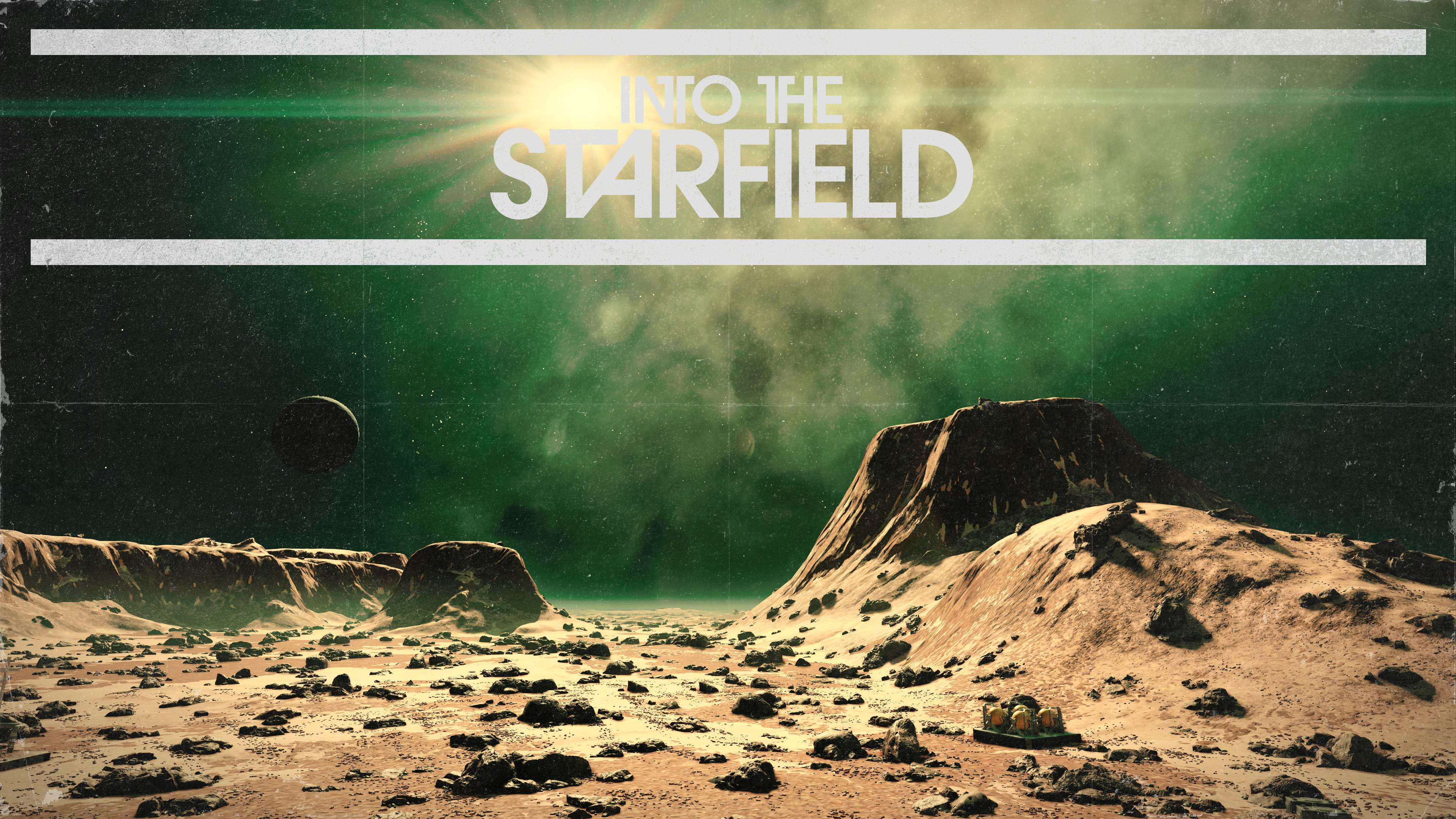 Starfield Video Game Xbox Xbox Series X Video Games Green Space Planet Rocks 3840x2160