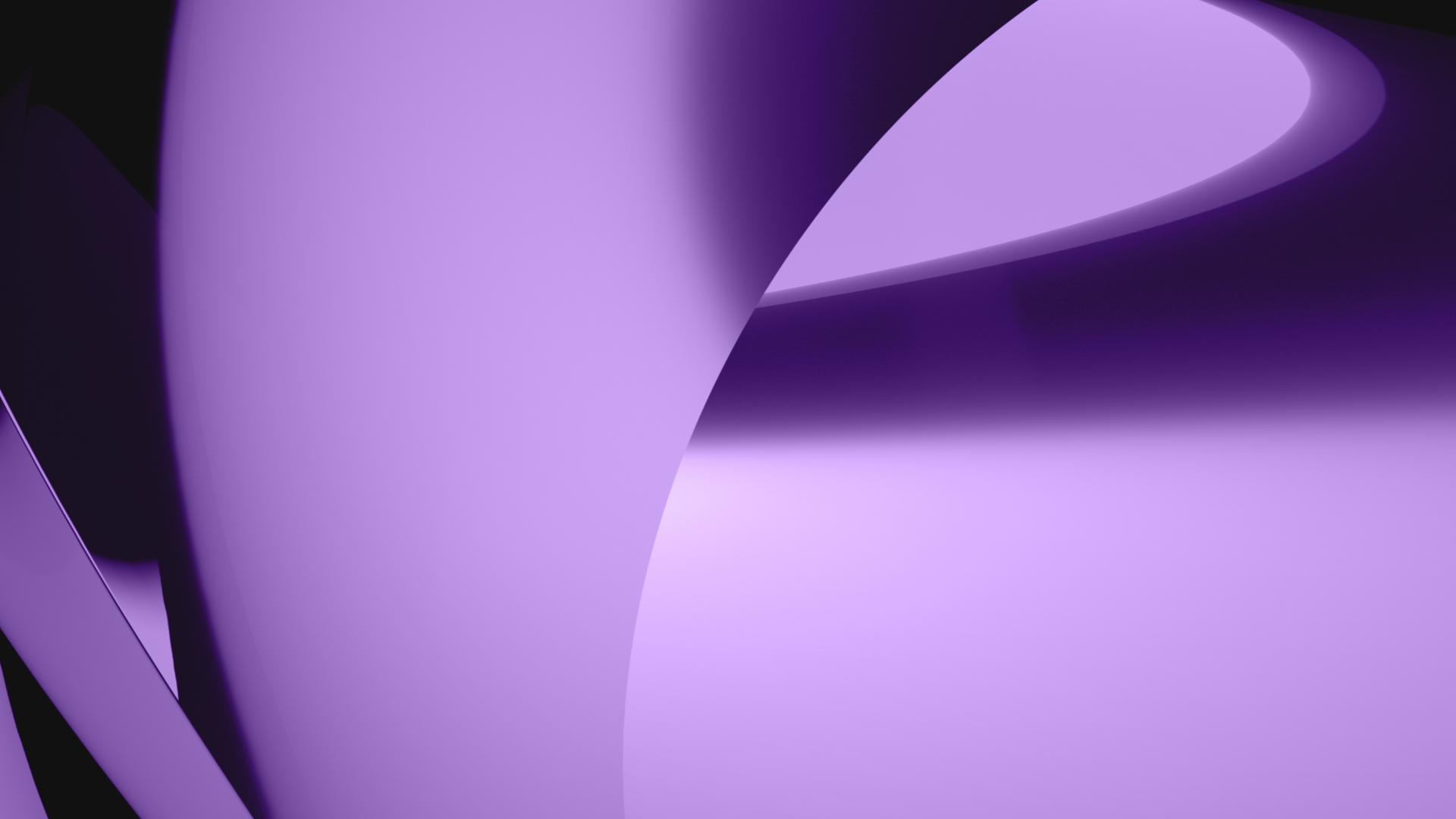 Purple Digital Art Shapes CGi 1920x1080