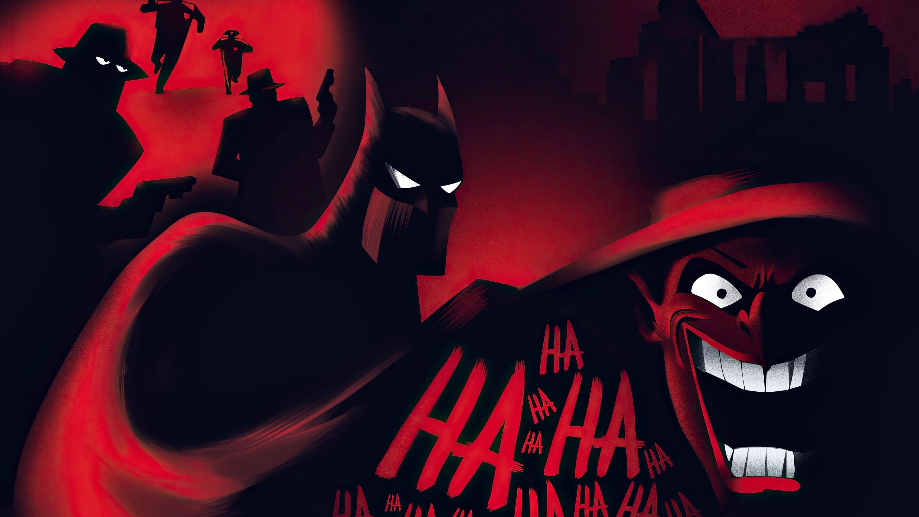 Batman The Animated Series Batman Mask Batman Joker 3200x1799