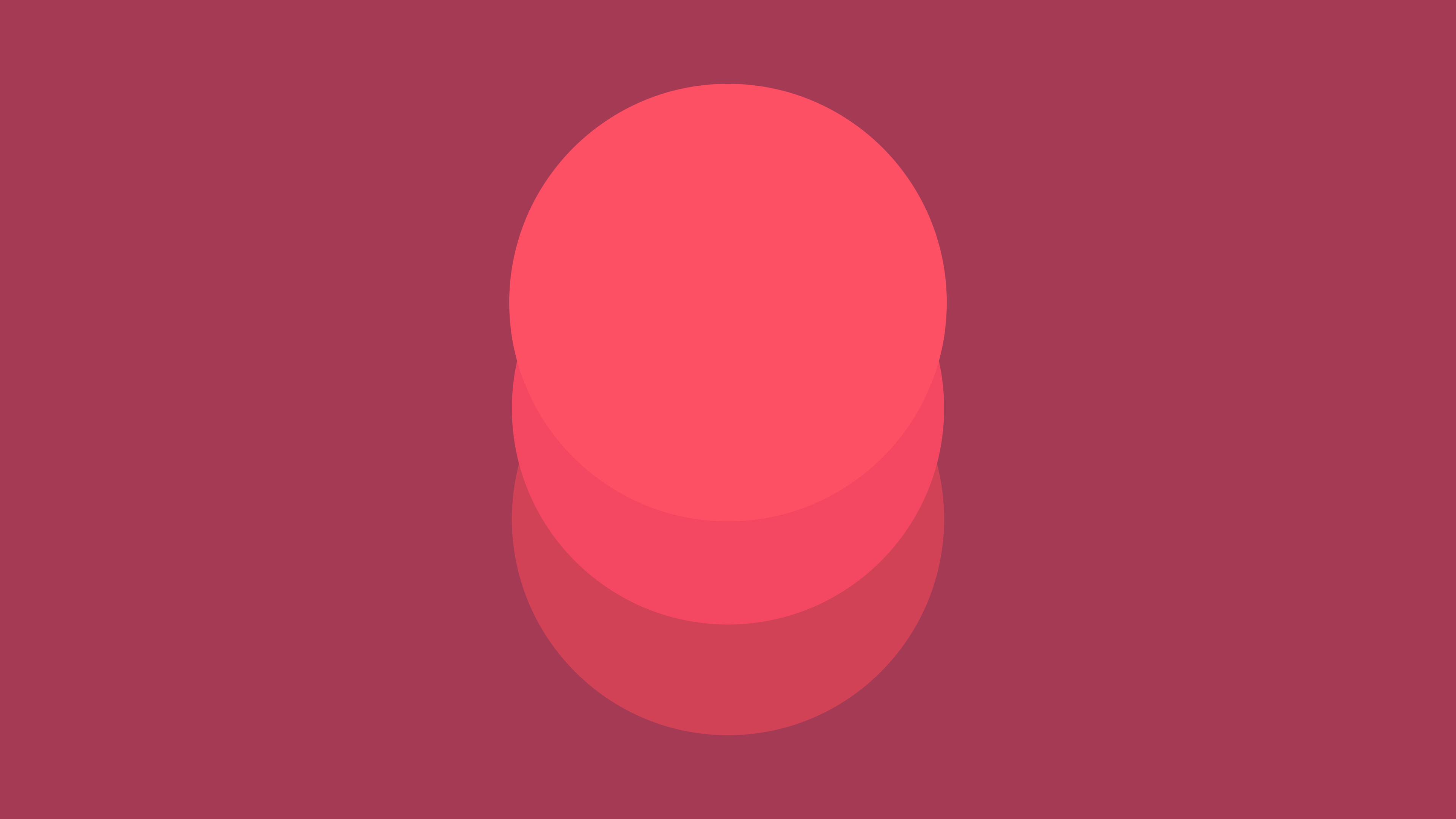 Minimalism Circle Geometry Simple Background Low Poly Overlay Pastel Red Red Background Soft Colors 3840x2160