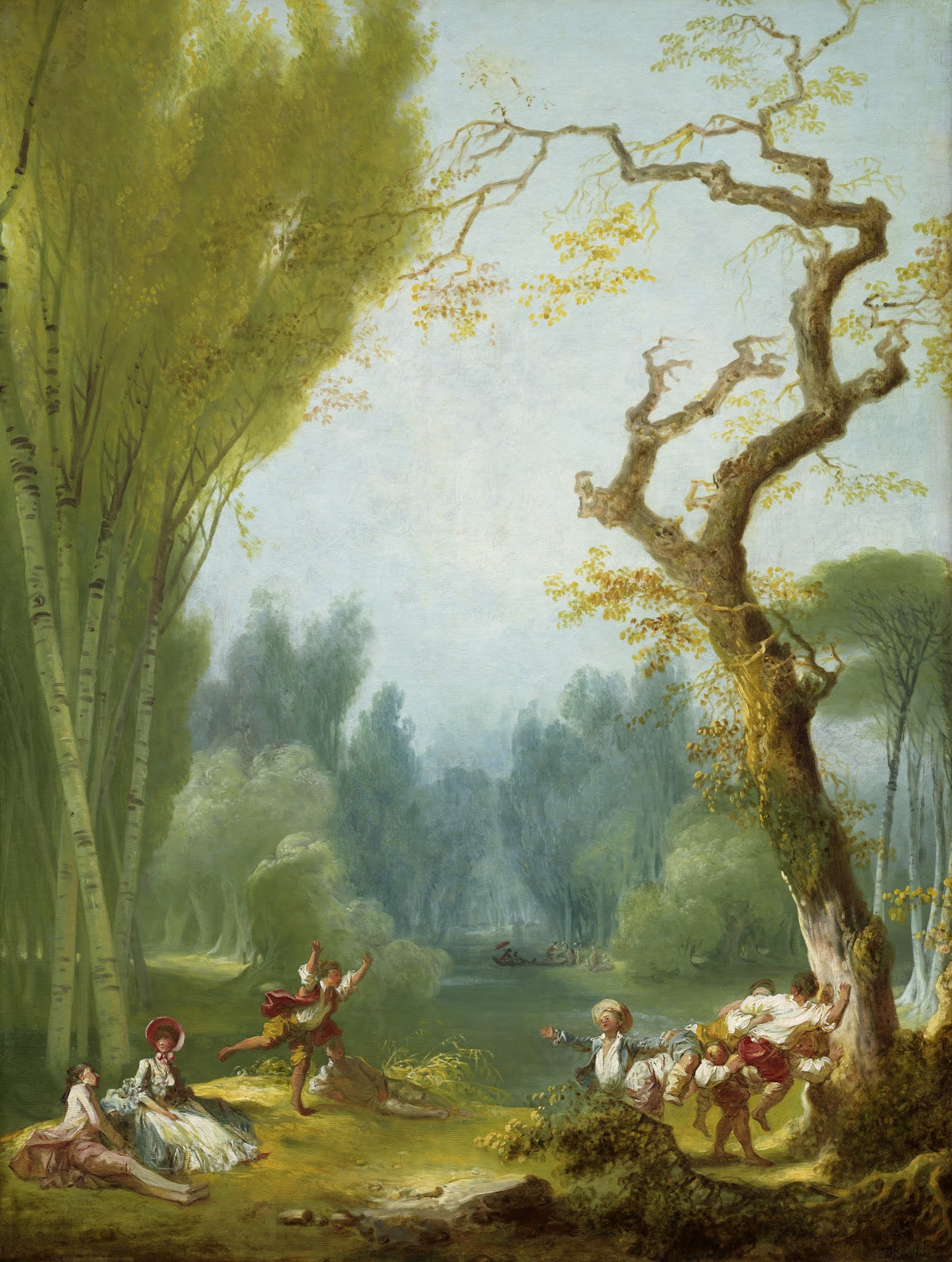 Classic Art Painting Jean Honore Fragonard Forest River 1546x2048