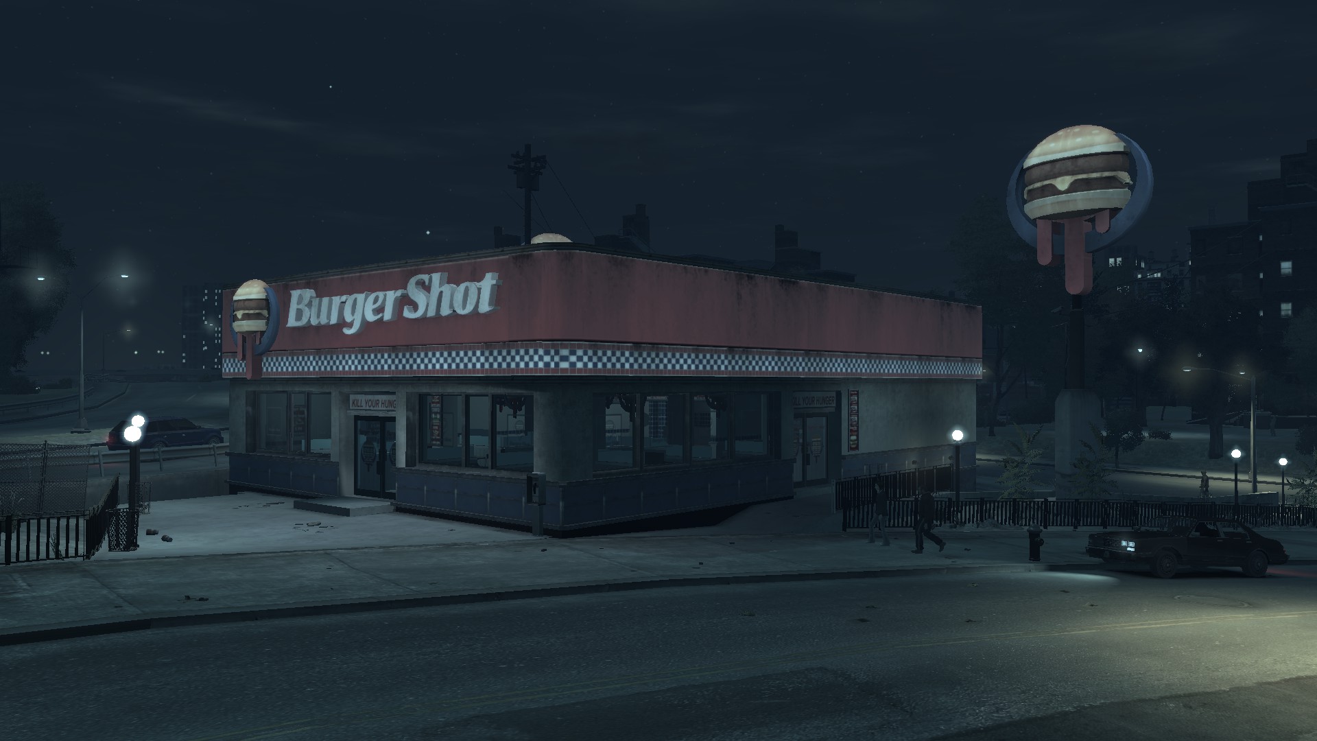 Grand Theft Auto IV Night Video Games 1920x1080