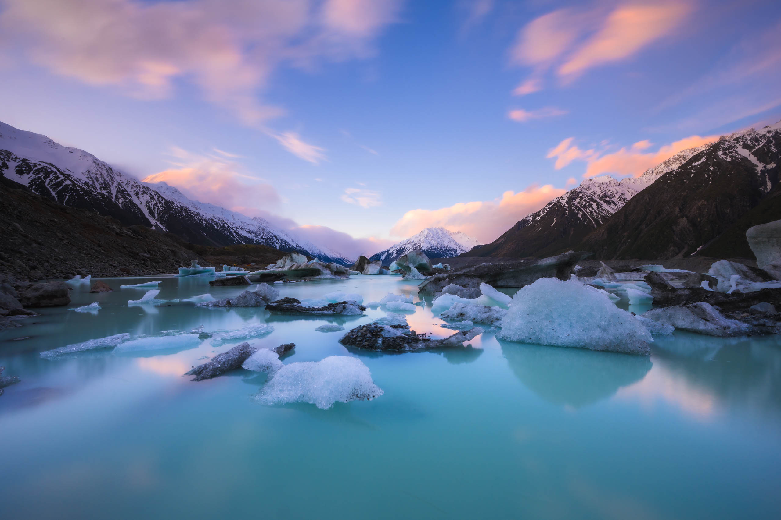 Photography Joshua Cripps Landscape Depth Of Field Reflection New Zealand Outdoors Blue Nature Sky S 2560x1707