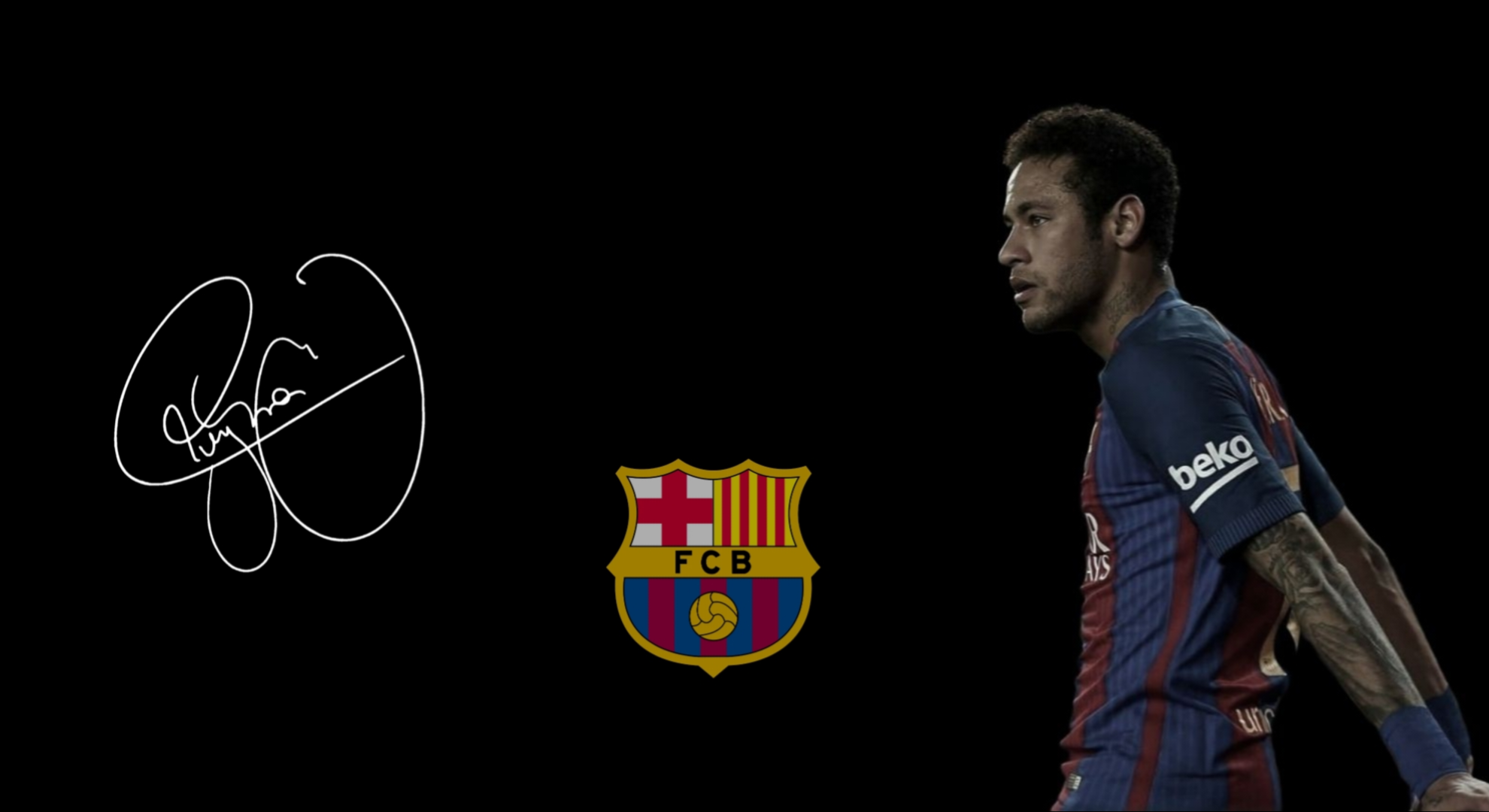 FC Barcelona Neymar 1980x1080