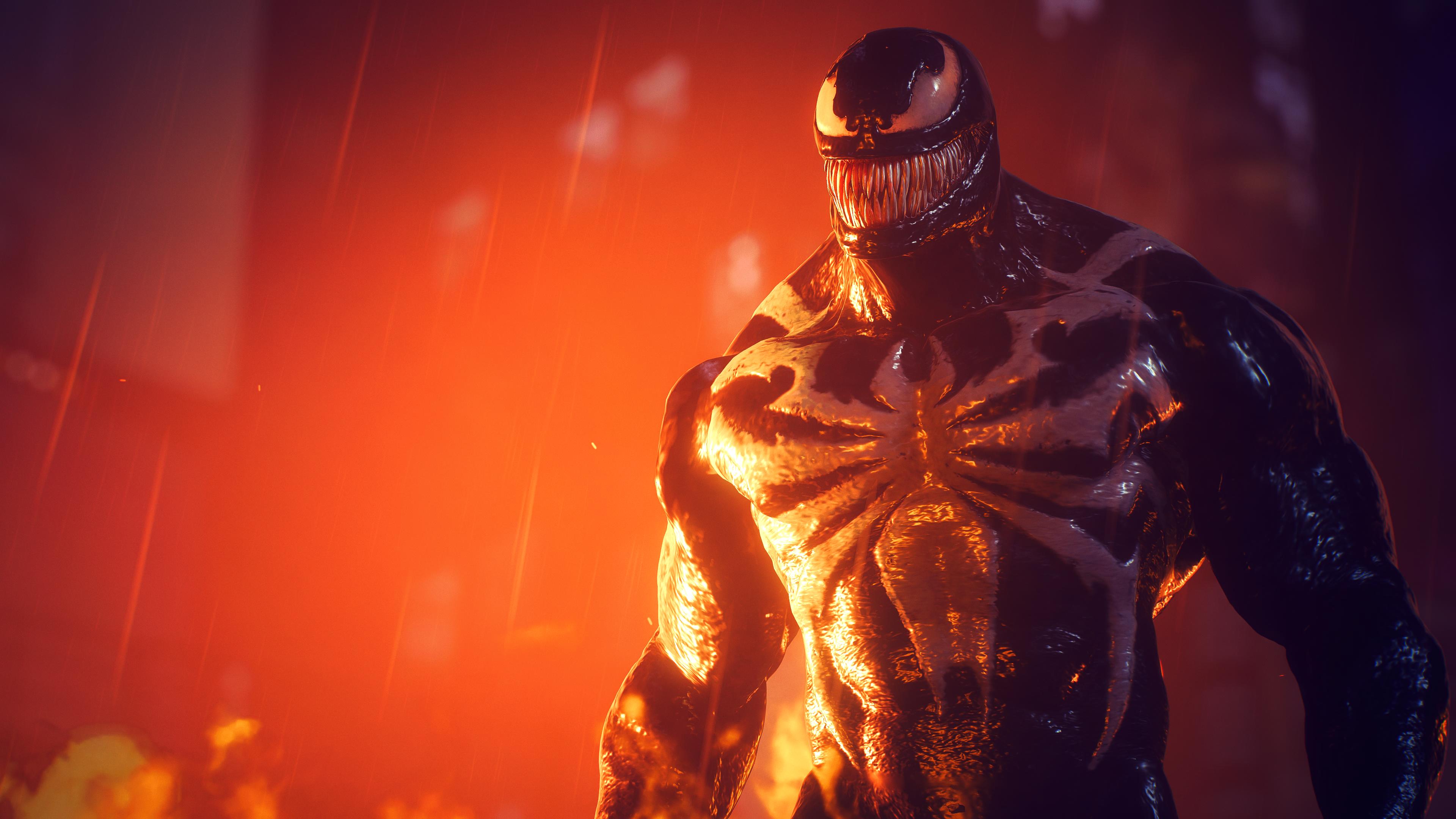 Venom Spider Man 2 Comics Superhero Villains PlayStation Share 3840x2160