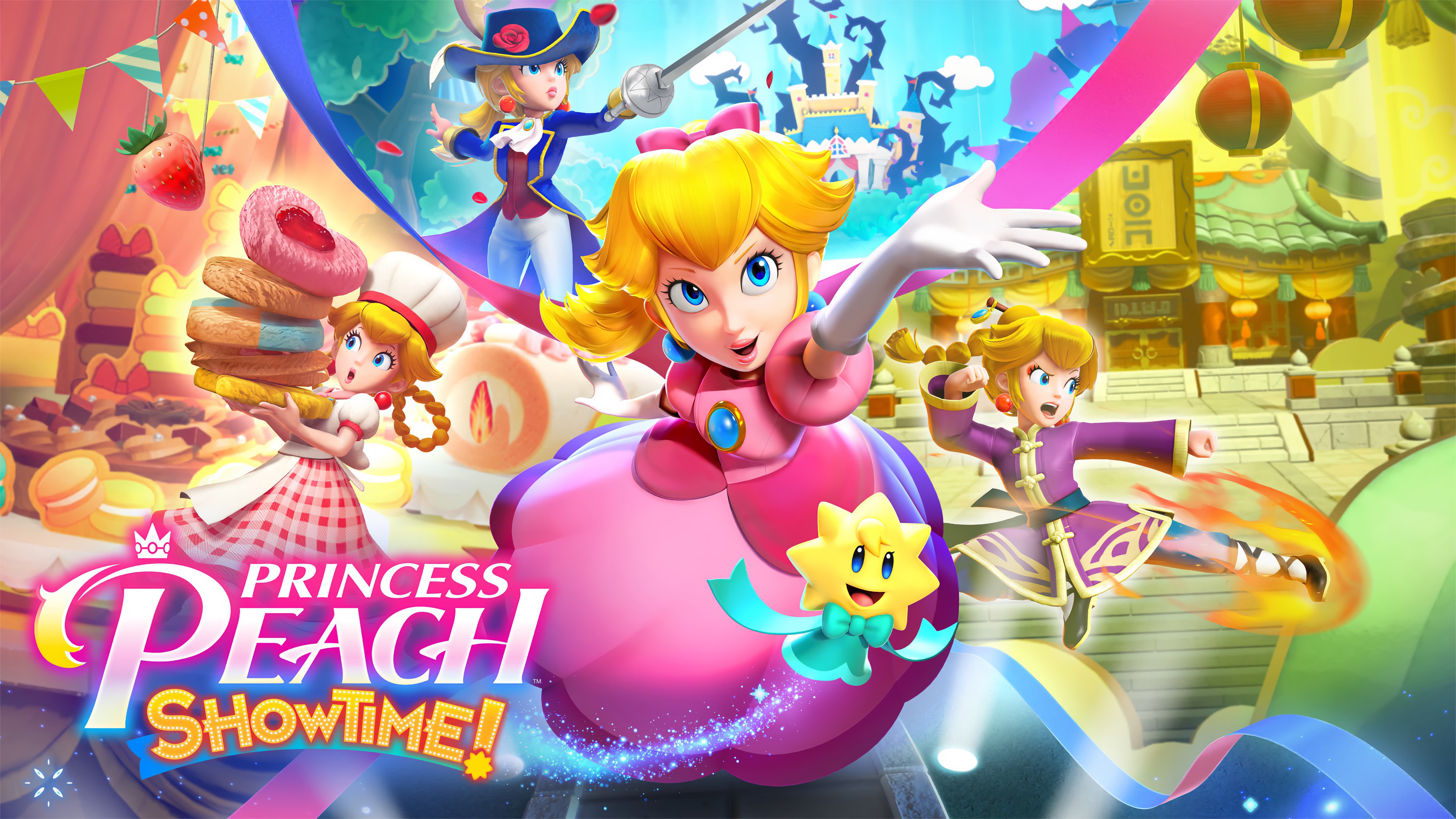 Princess Peach Princess Peach Showtime Super Mario Nintendo Switch Stella Video Game Art Video Game  6016x3384