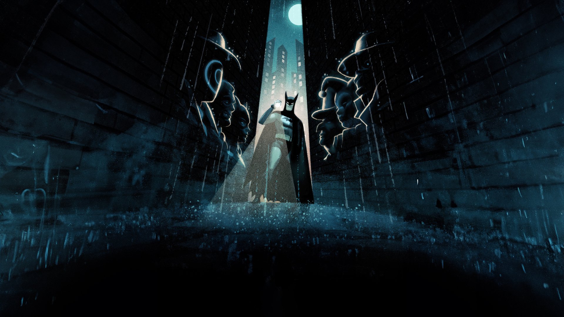 Batman Caped Crusader Batman Gotham City 1920x1080